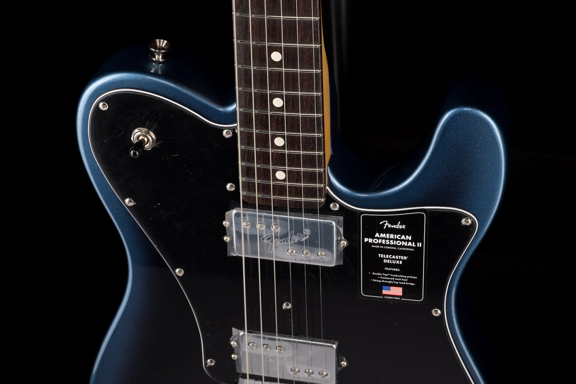 Fender American Professional II Telecaster Deluxe Rosewood Fingerboard Dark Night ***B-Stock*** - Image 3