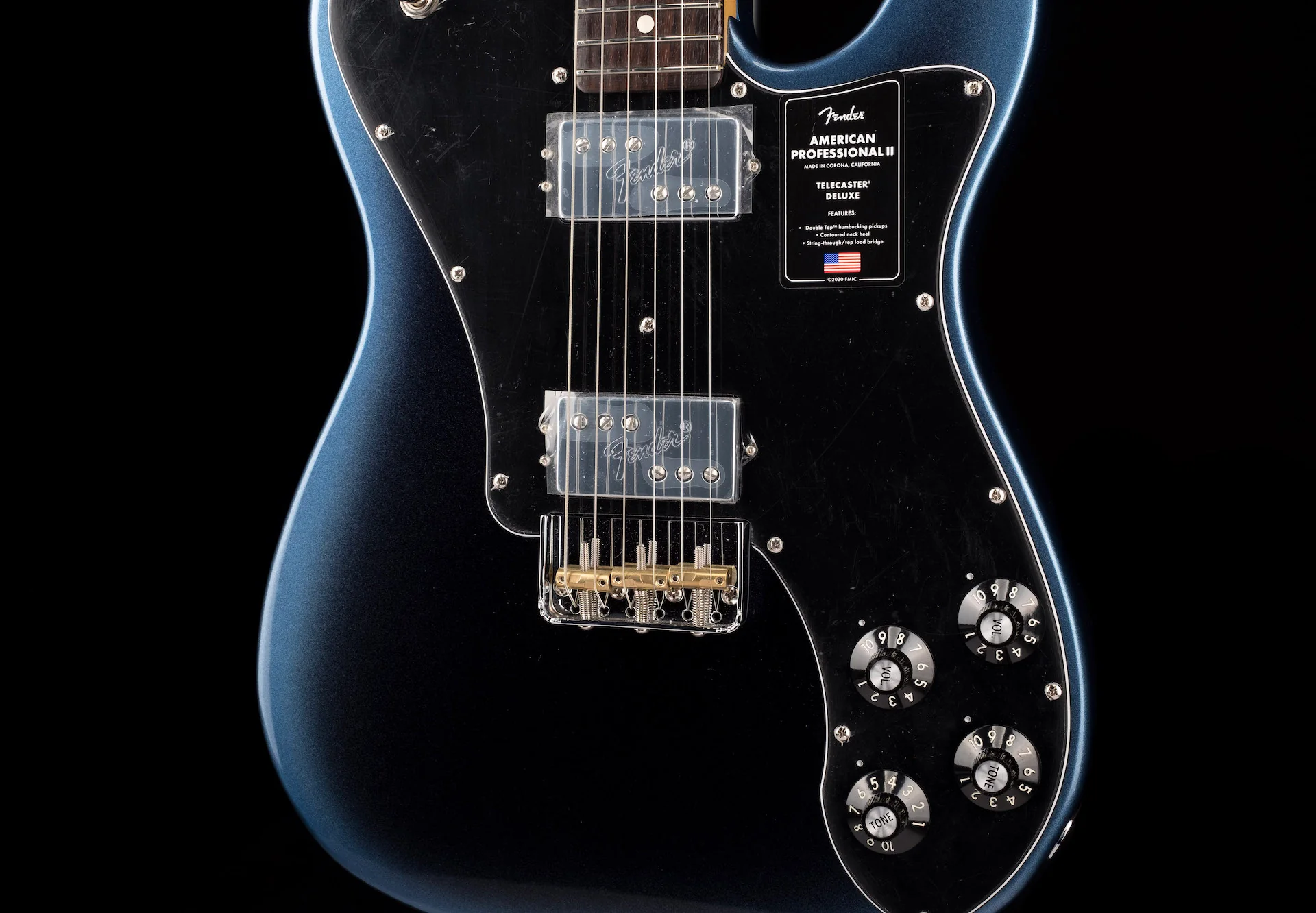 Fender American Professional II Telecaster Deluxe Rosewood Fingerboard Dark Night ***B-Stock*** - Image 7