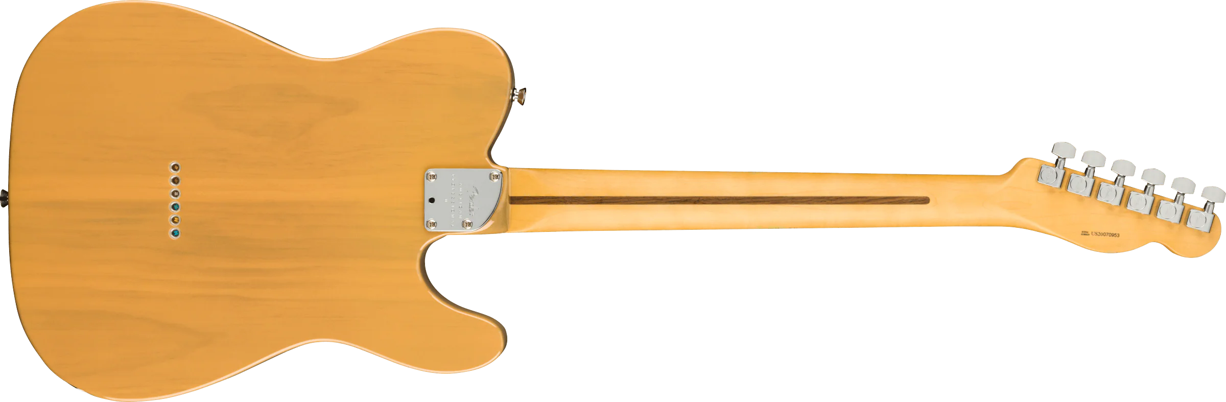 Fender American Professional II Telecaster Left-Hand Maple Fingerboard Butterscotch Blonde With Case - Image 5