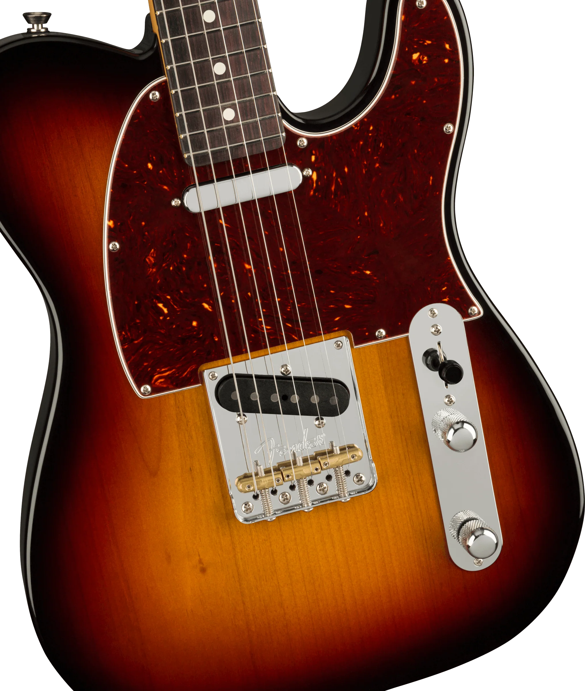 Fender American Professional II Telecaster Rosewood Fingerboard 3-Color Sunburst - Image 3