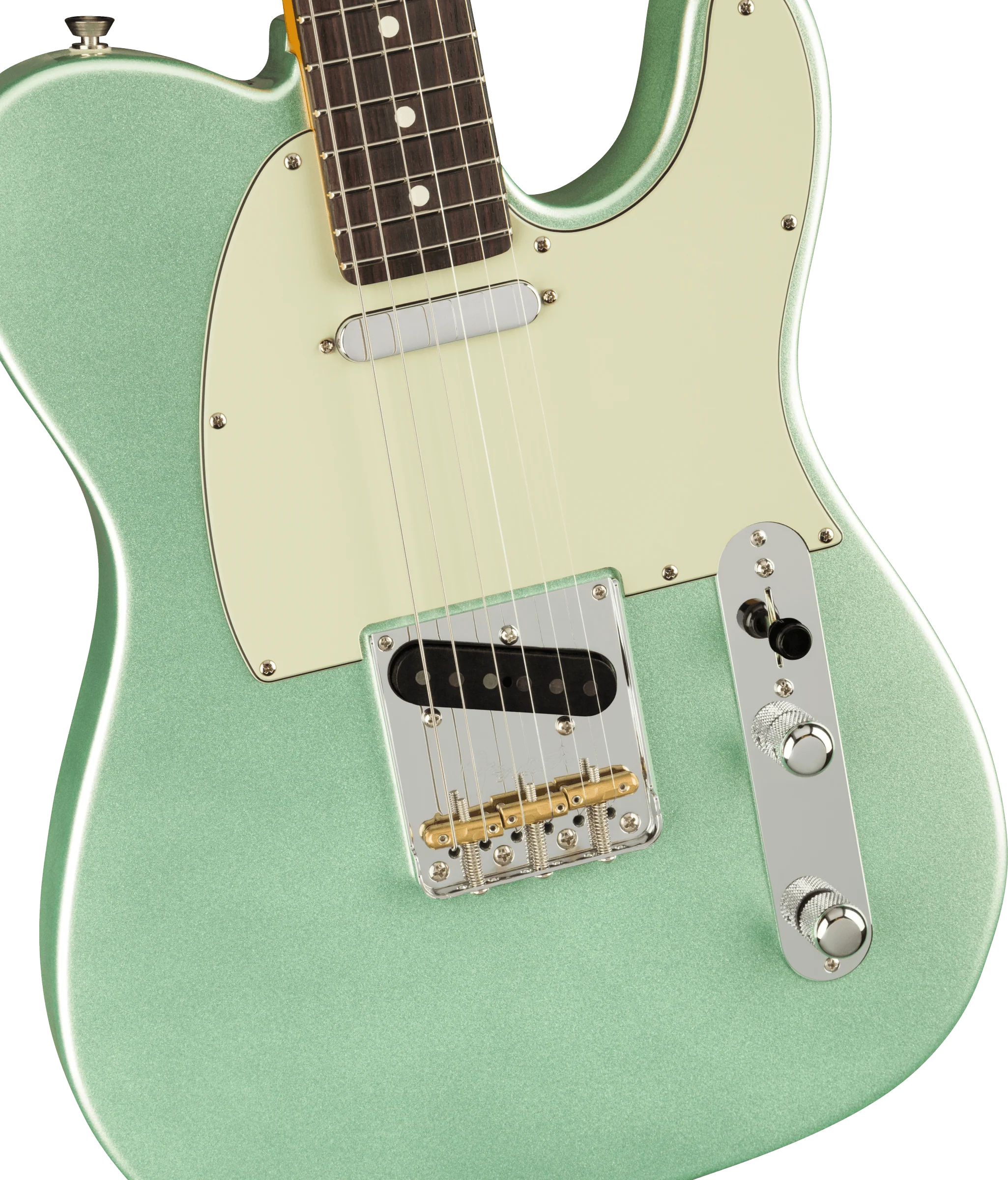 Fender American Professional II Telecaster Rosewood Fingerboard Mystic Surf Green - Image 3