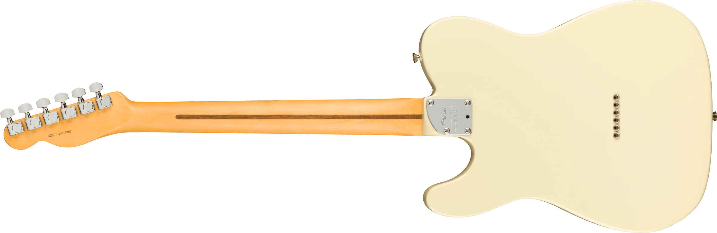 Fender American Professional II Telecaster Rosewood Fingerboard Olympic White Electric Guitar With Case - Image 5