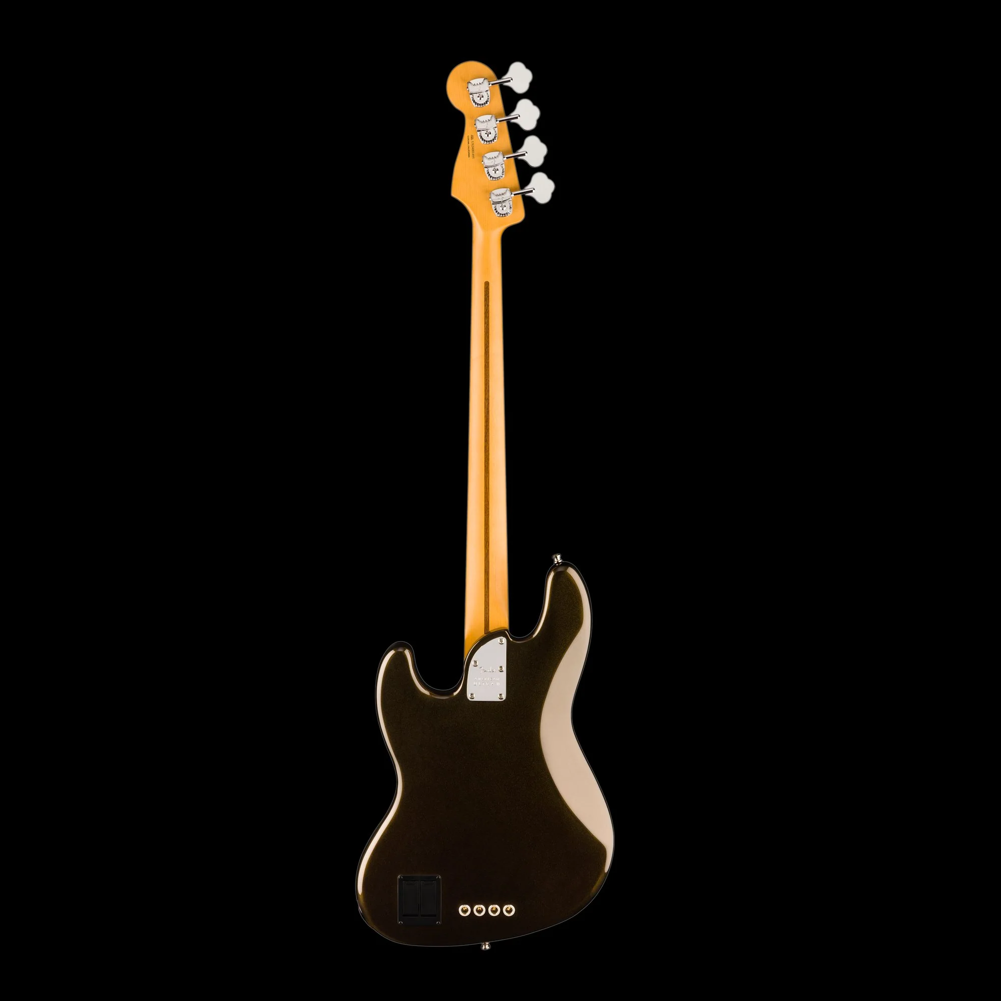 Fender American Ultra II Jazz Bass Ebony Fingerboard Texas Tea With Case - Image 6