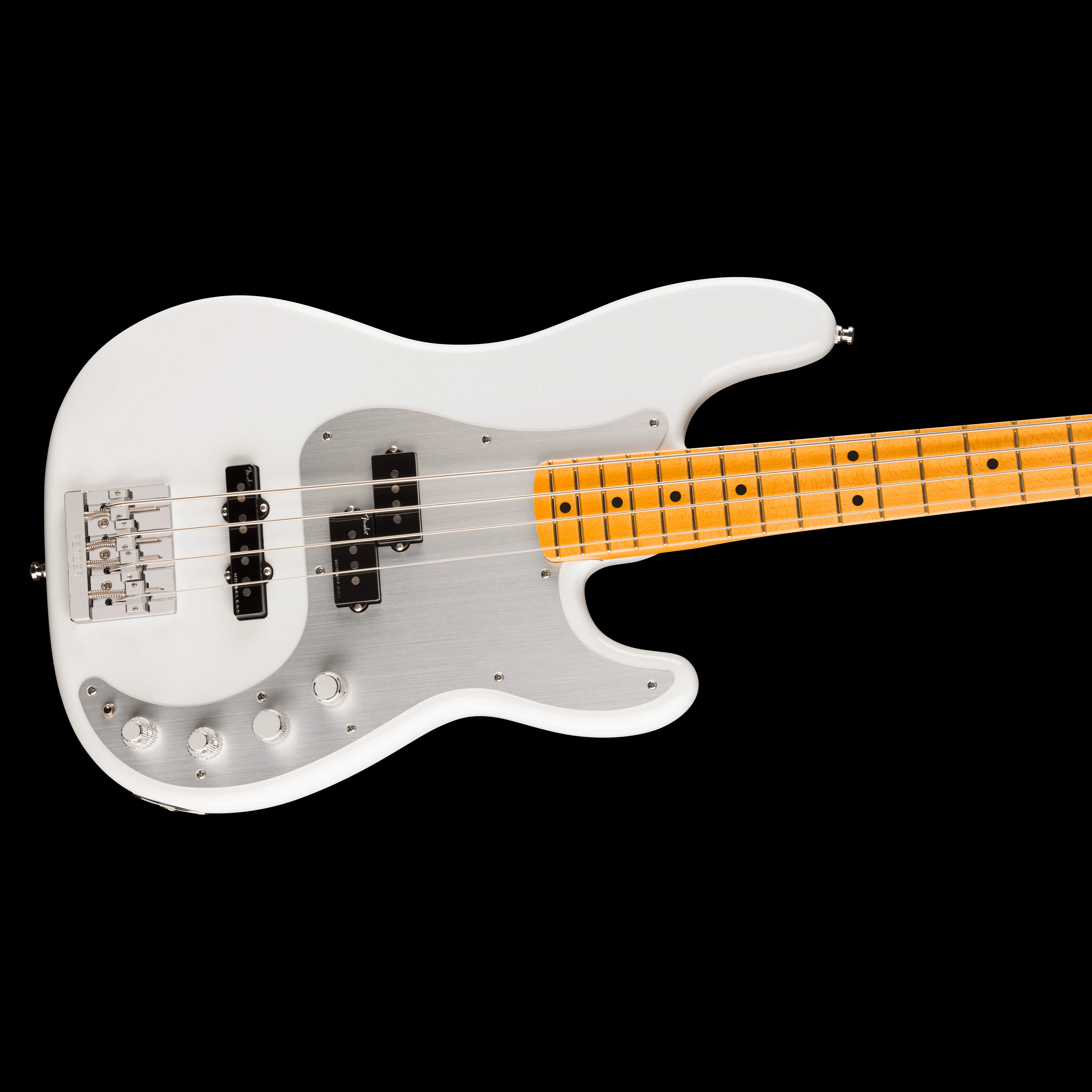Fender American Ultra II Precision Bass Maple Fingerboard Avalanche With Case - Image 4