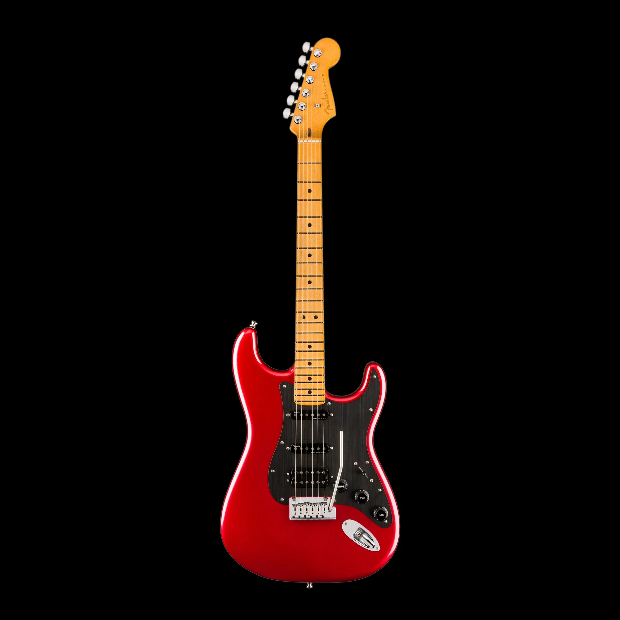 Fender American Ultra II Stratocaster HSS Maple Fingerboard Sinister Red With Case - Image 2