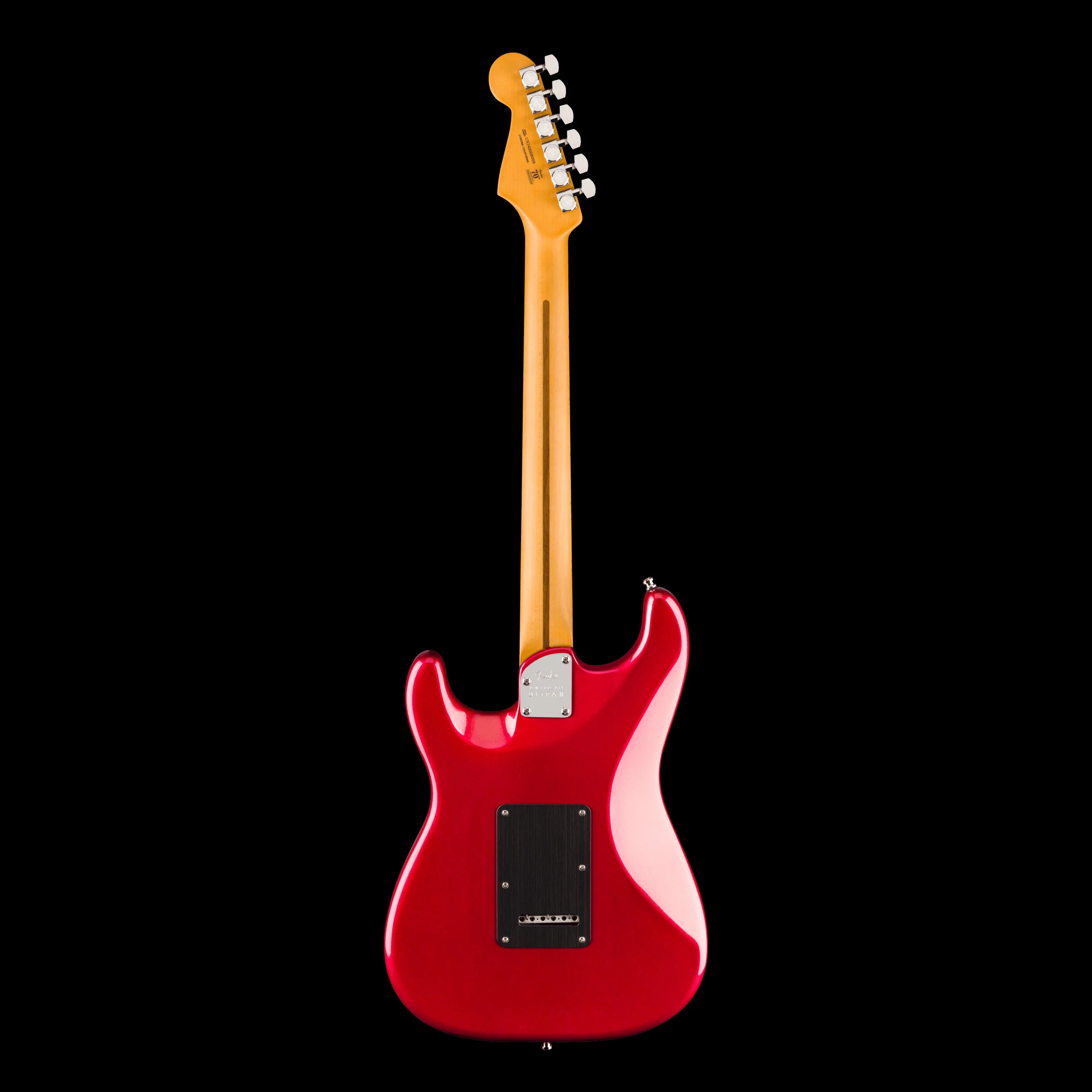 Fender American Ultra II Stratocaster Sinister Red with Case - Image 5