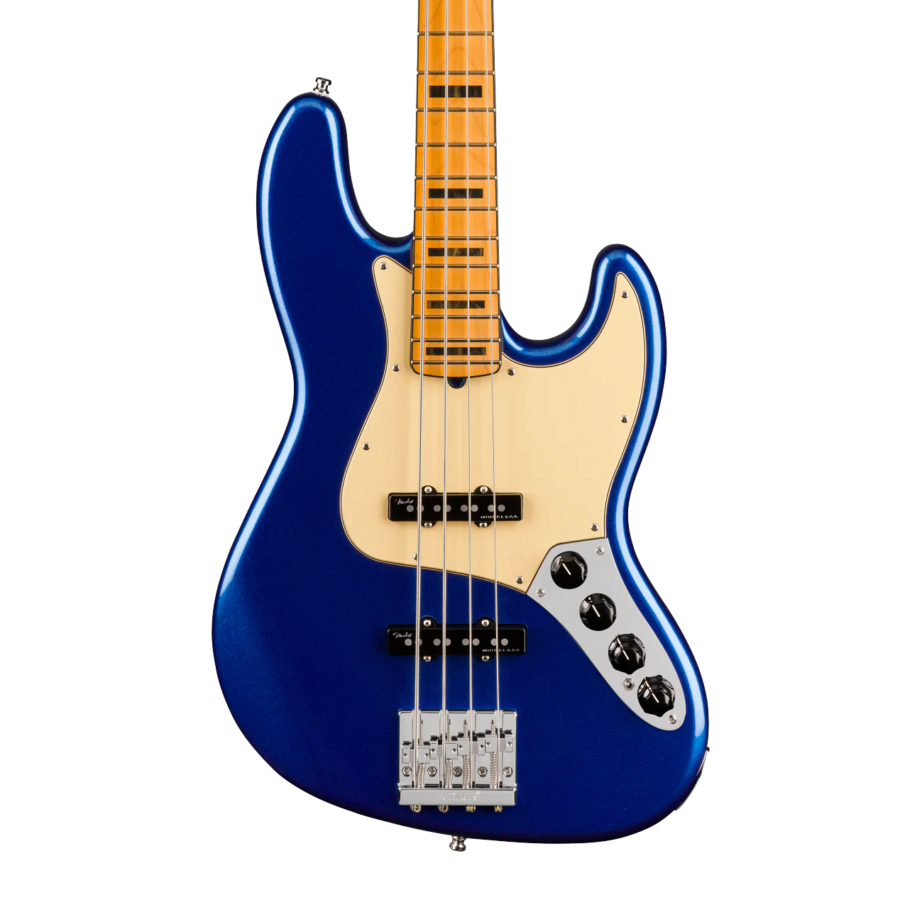 Fender American Ultra Jazz Bass Maple Fingerboard Cobra Blue With Case