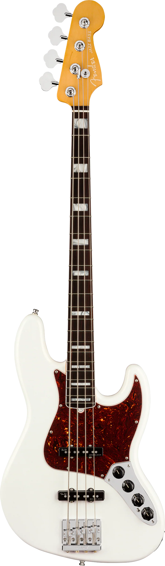 Fender American Ultra Jazz Bass Rosewood Fingerboard Arctic Pearl - Image 2
