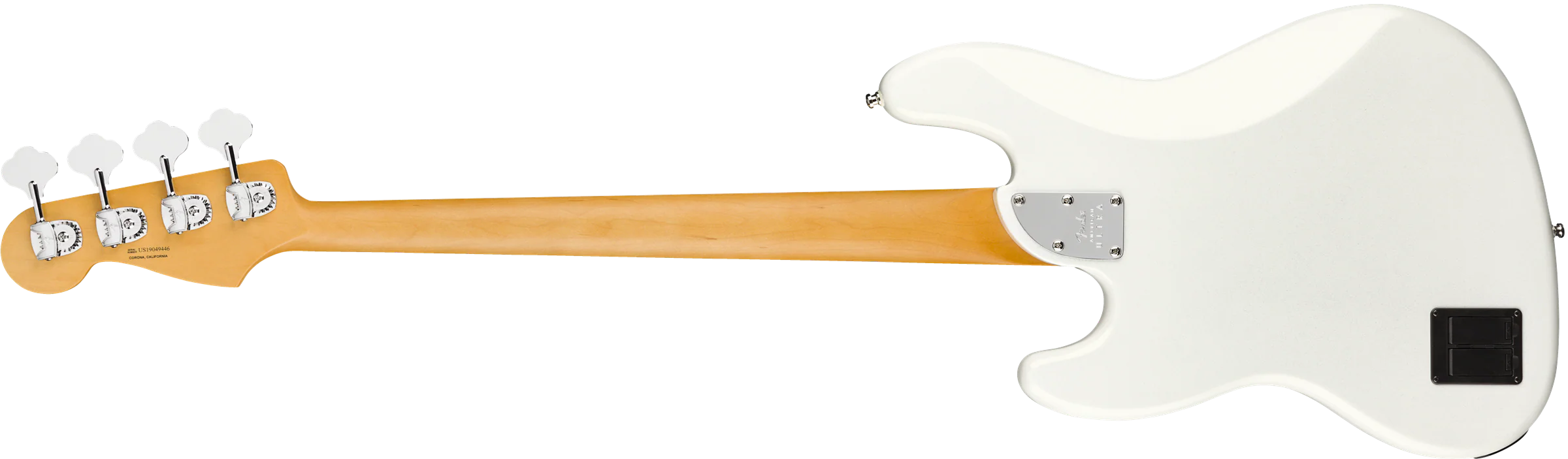 Fender American Ultra Jazz Bass Rosewood Fingerboard Arctic Pearl - Image 5
