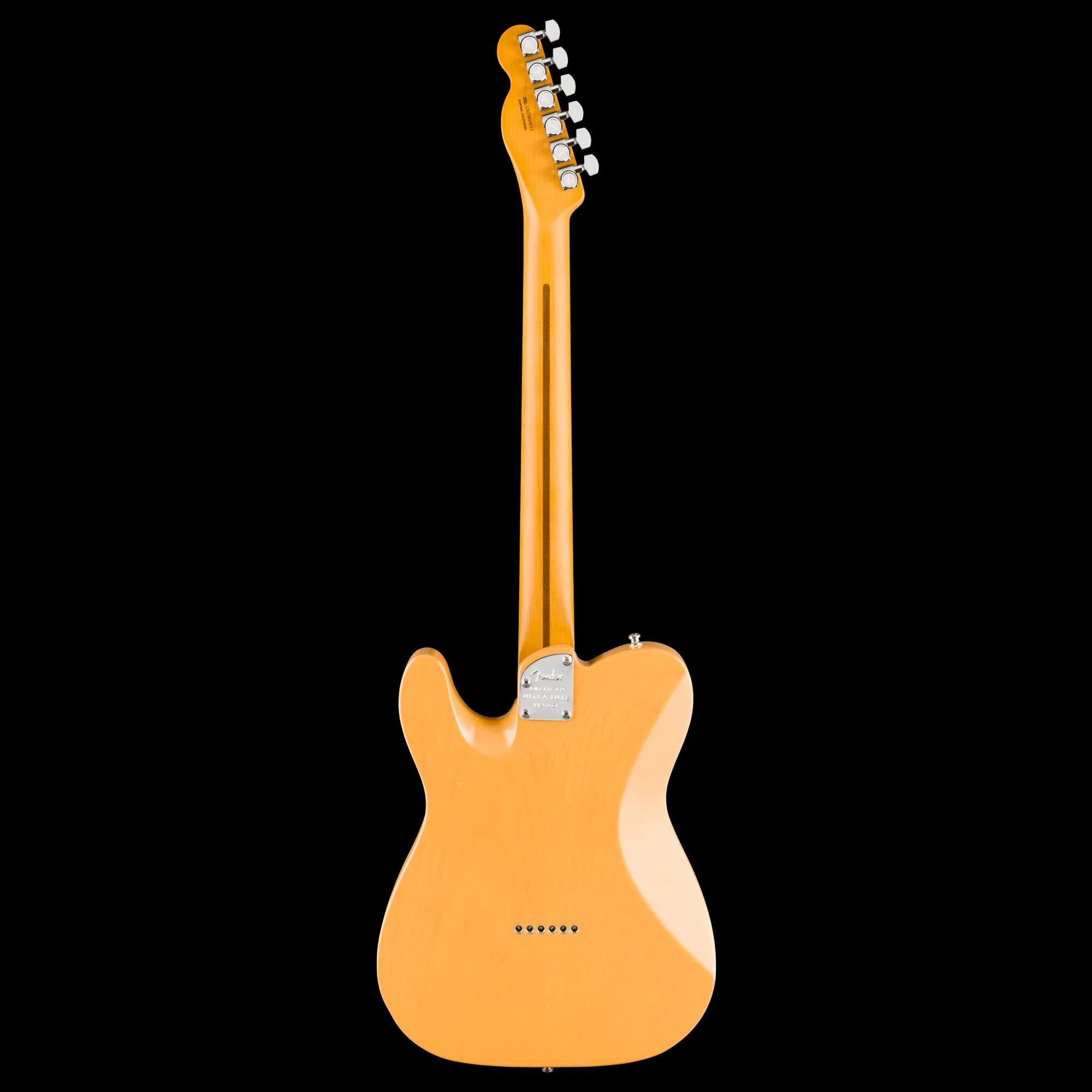 Fender American Ultra Luxe Vintage '50s Telecaster Butterscotch Blonde Electric Guitar With Case - Image 3