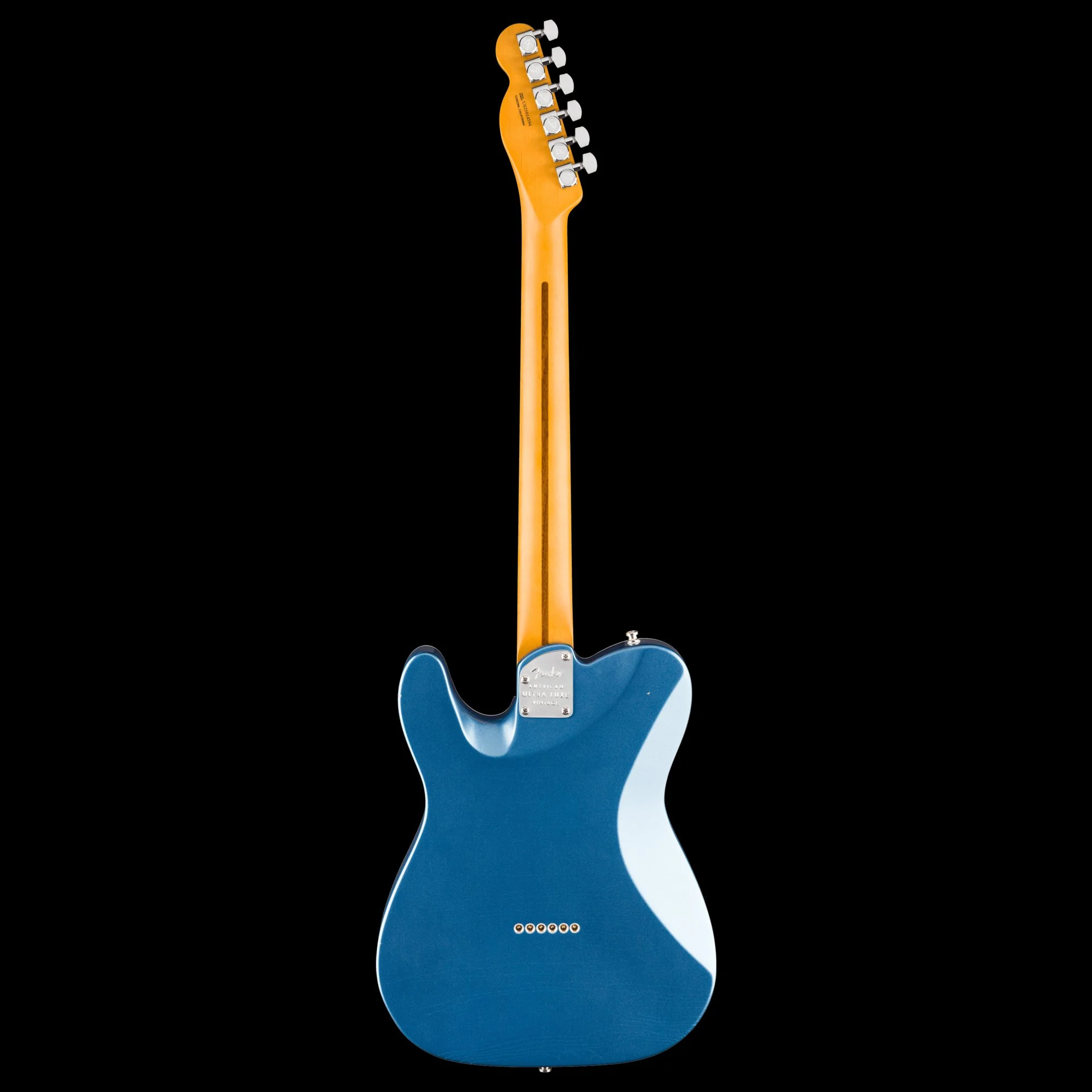 Fender American Ultra Luxe Vintage '60s Telecaster Custom Lake Placid Blue Electric Guitar With Case - Image 3