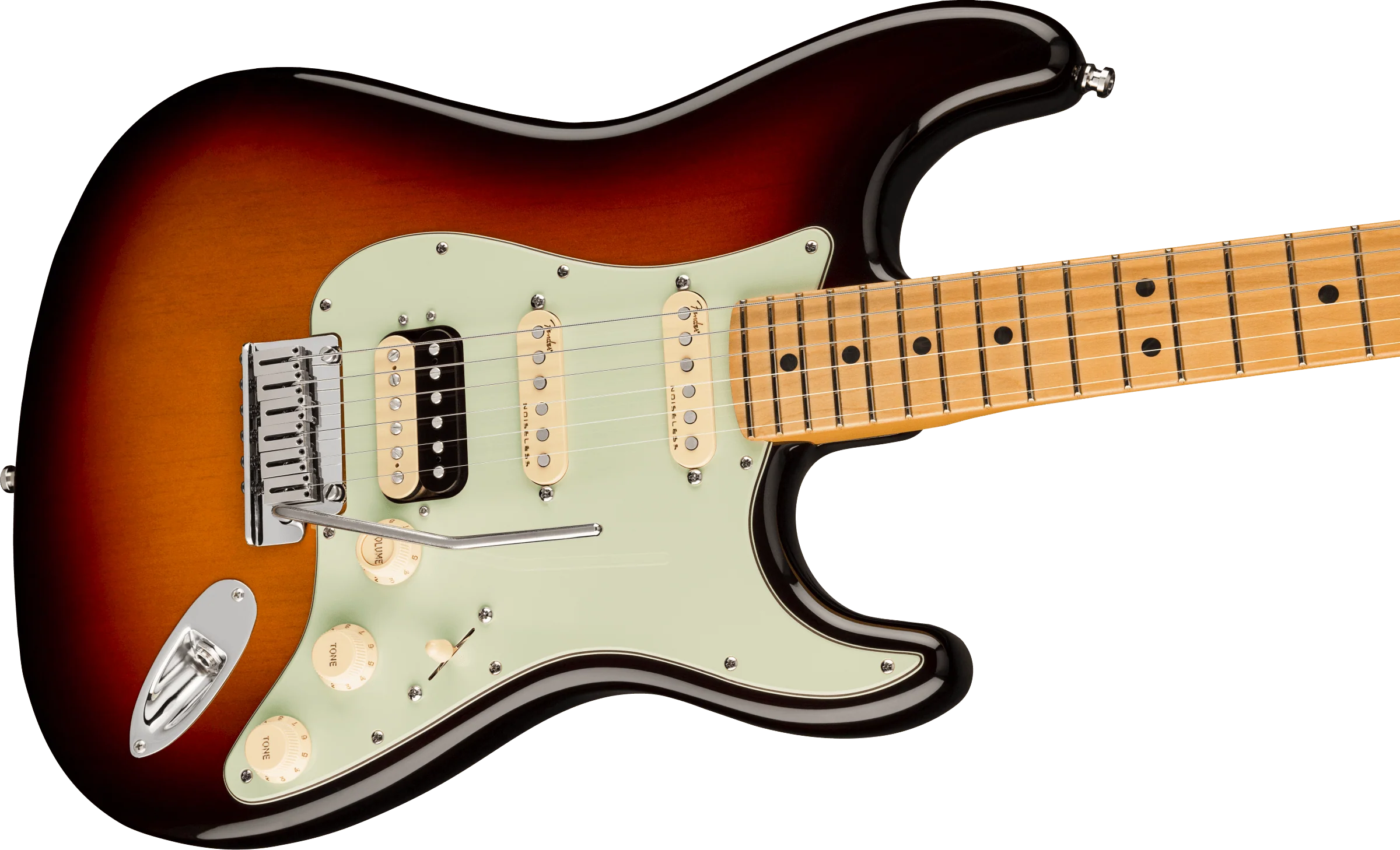 Fender American Ultra Stratocaster HSS Maple Fingerboard Ultraburst - Image 3