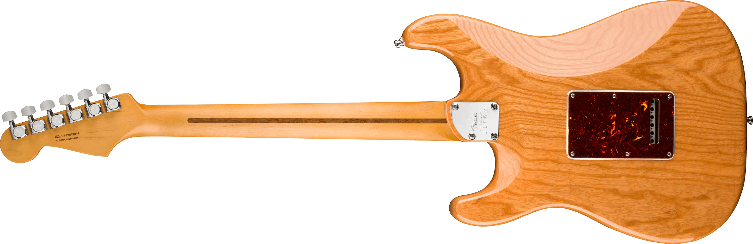 Fender American Ultra Stratocaster HSS Rosewood Fingerboard Aged Natural Electric Guitar With Case - Image 5