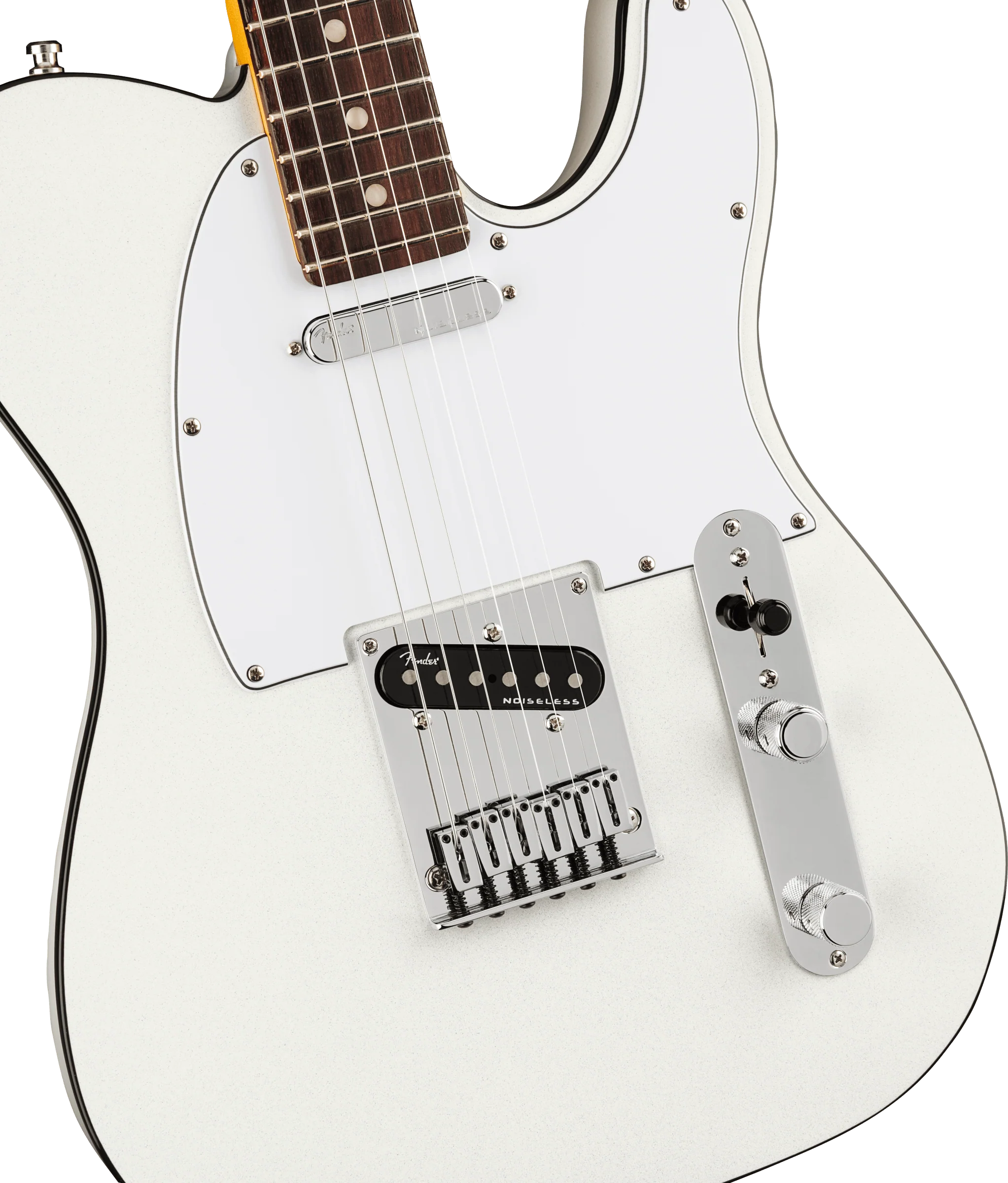 Fender American Ultra Telecaster Rosewood Fingerboard Arctic Pearl - Image 3