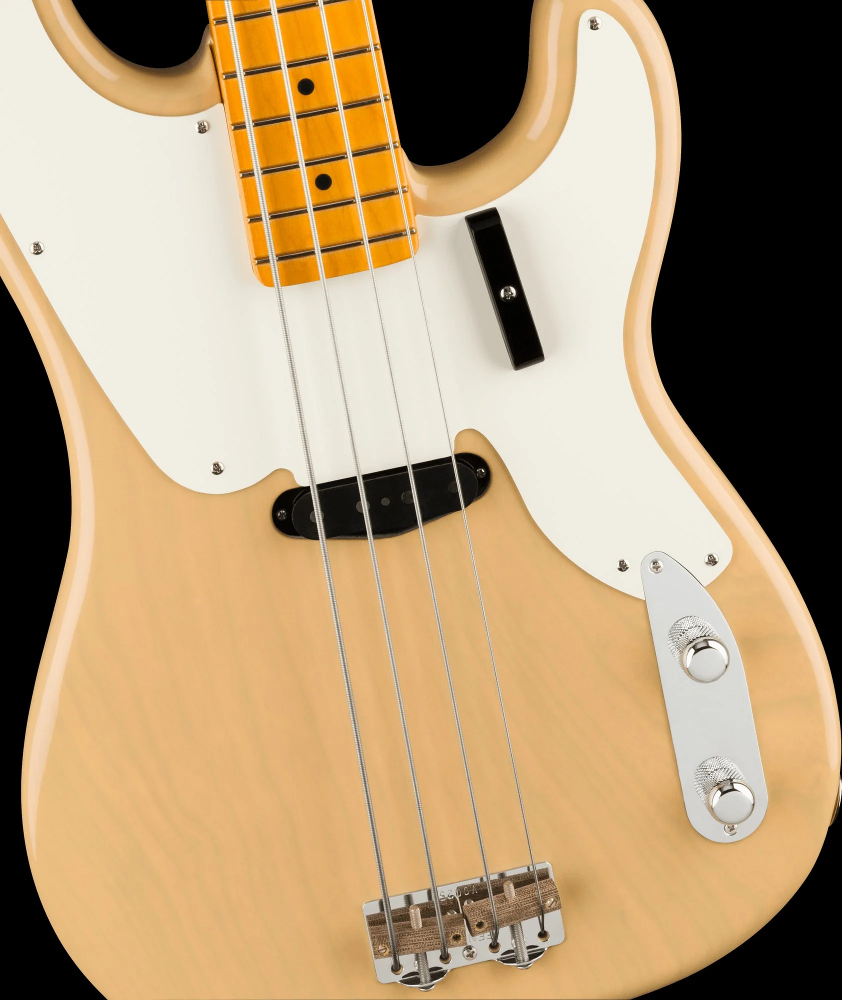 Fender American Vintage II 1954 Precision Bass Vintage Blonde Bass With Case - Image 3
