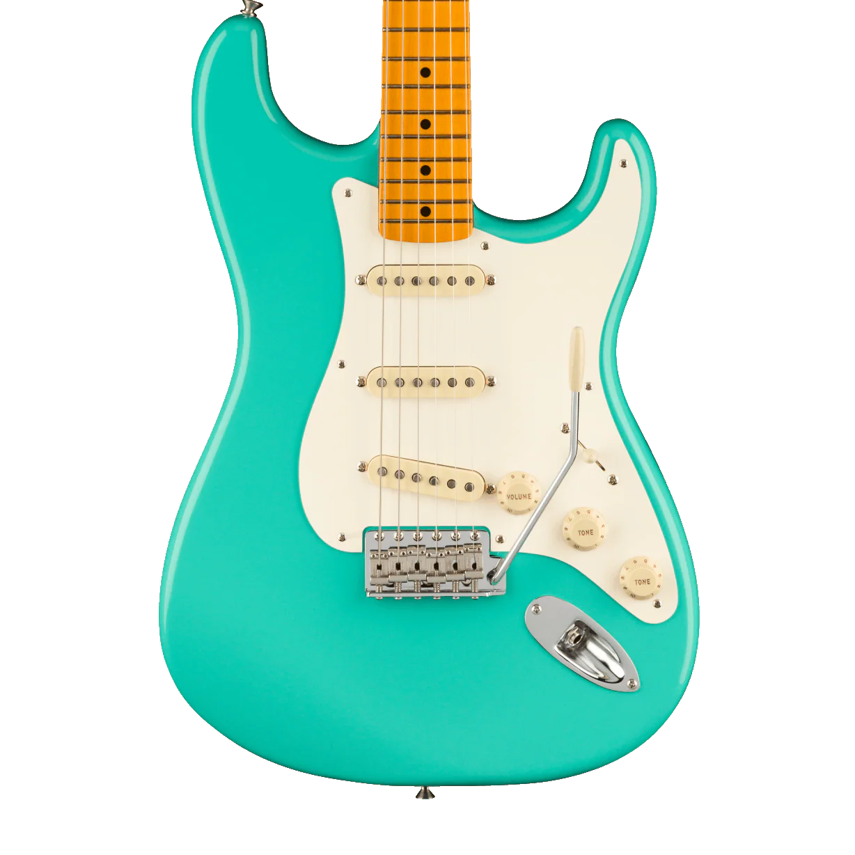 Fender American Vintage II 1957 Stratocaster Maple Fingerboard Sea Foam Green Electric Guitar With Case