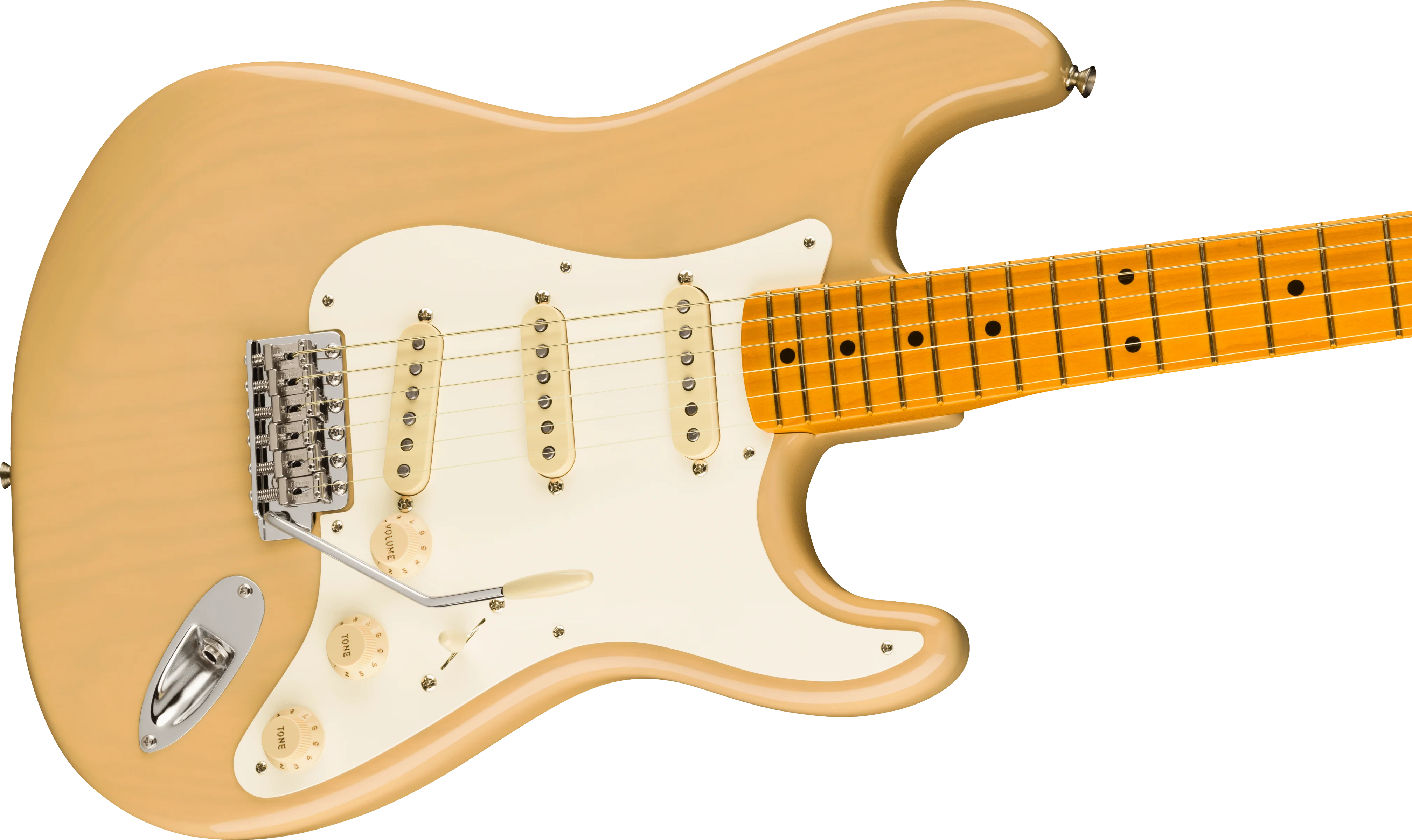 Fender American Vintage II 1957 Stratocaster Maple Fingerboard Vintage Blonde With Case - Image 4