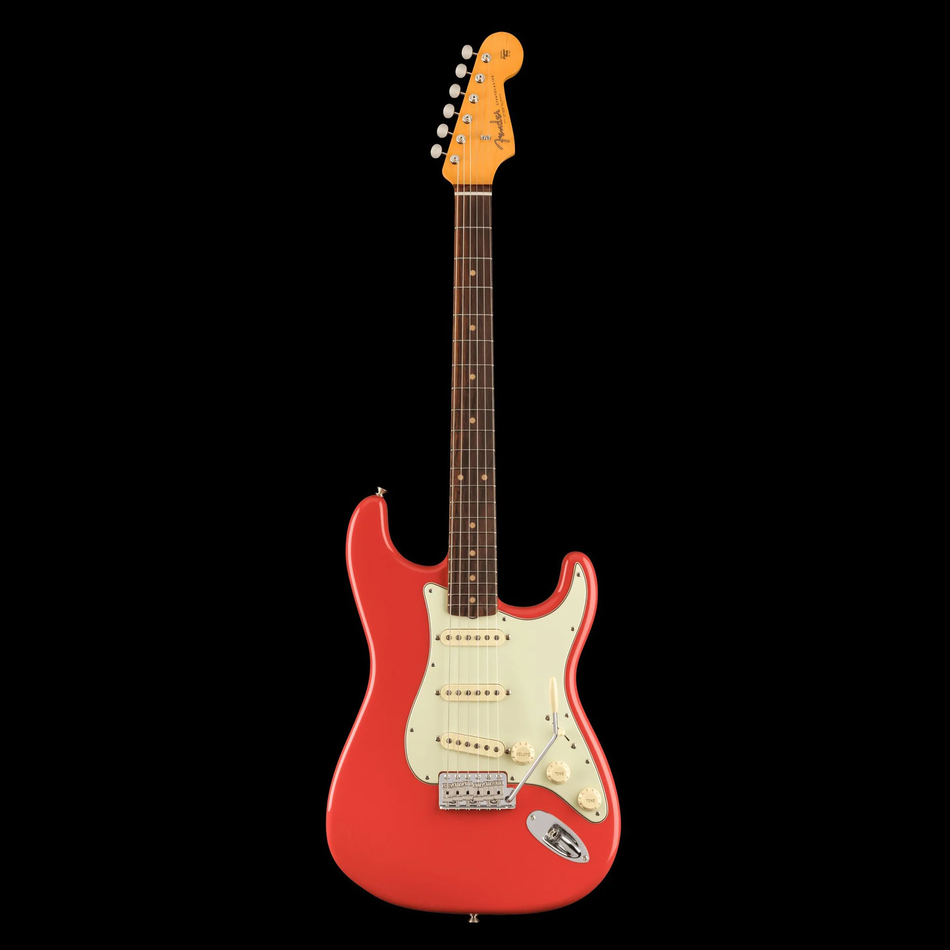 Fender American Vintage II 1961 Stratocaster Fiesta Red With Case - Image 2