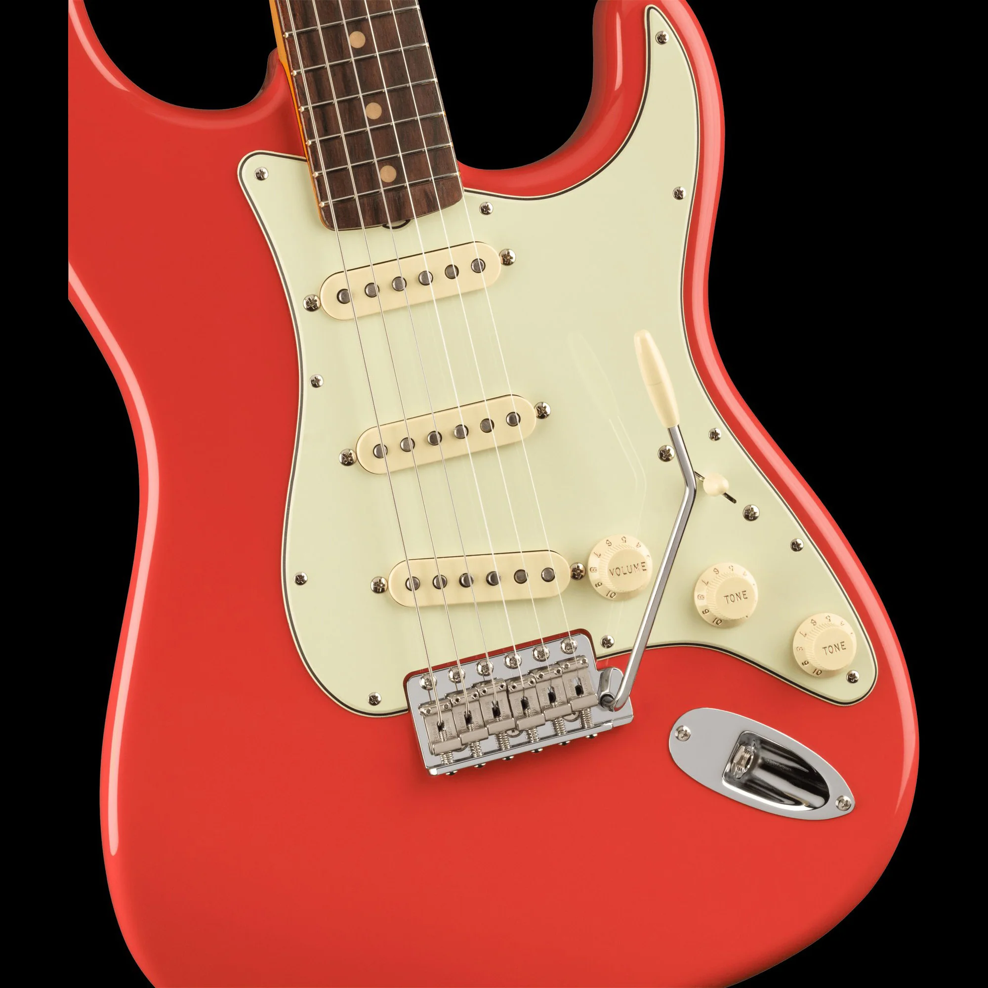 Fender American Vintage II 1961 Stratocaster Fiesta Red With Case - Image 3