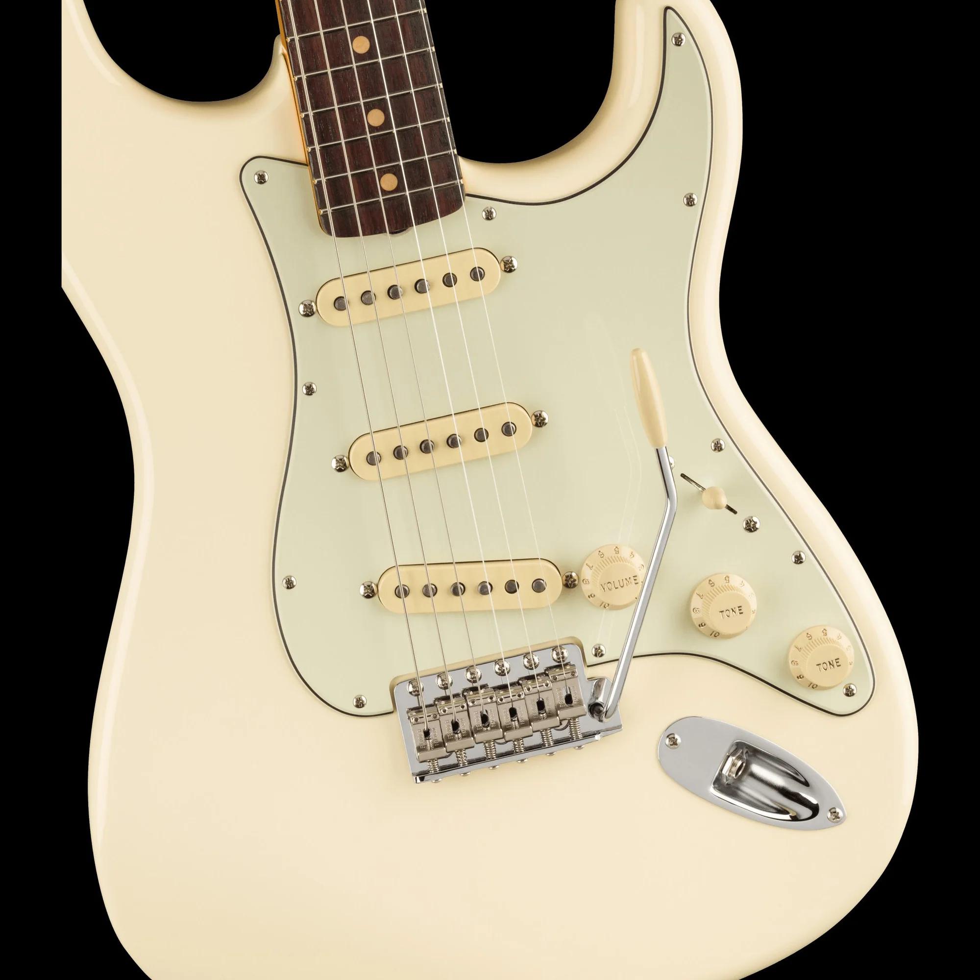 Fender American Vintage II 1961 Stratocaster Olympic White With Case - Image 3
