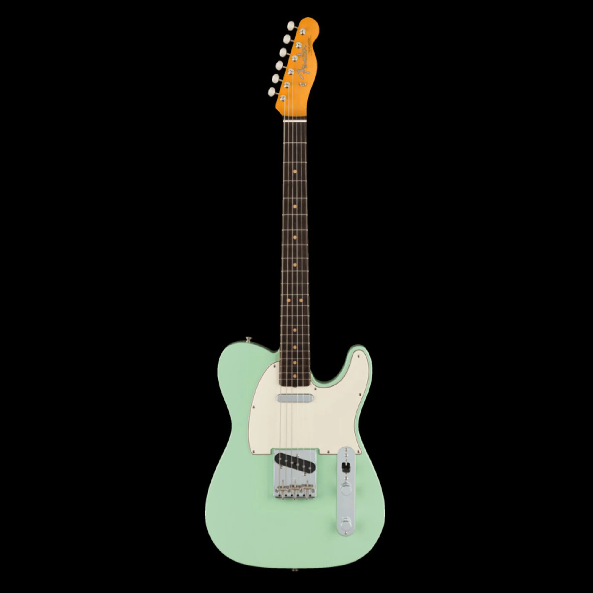 Fender American Vintage II 1963 Tele Rosewood Board Surf Green Guitar With Case - Image 2