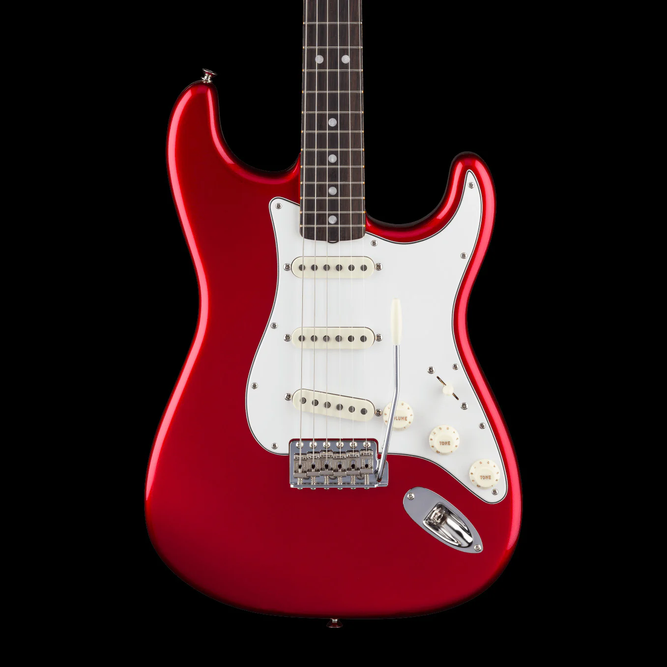 Fender American Vintage II 1965 Stratocaster Candy Apple Red With Case - Image 6
