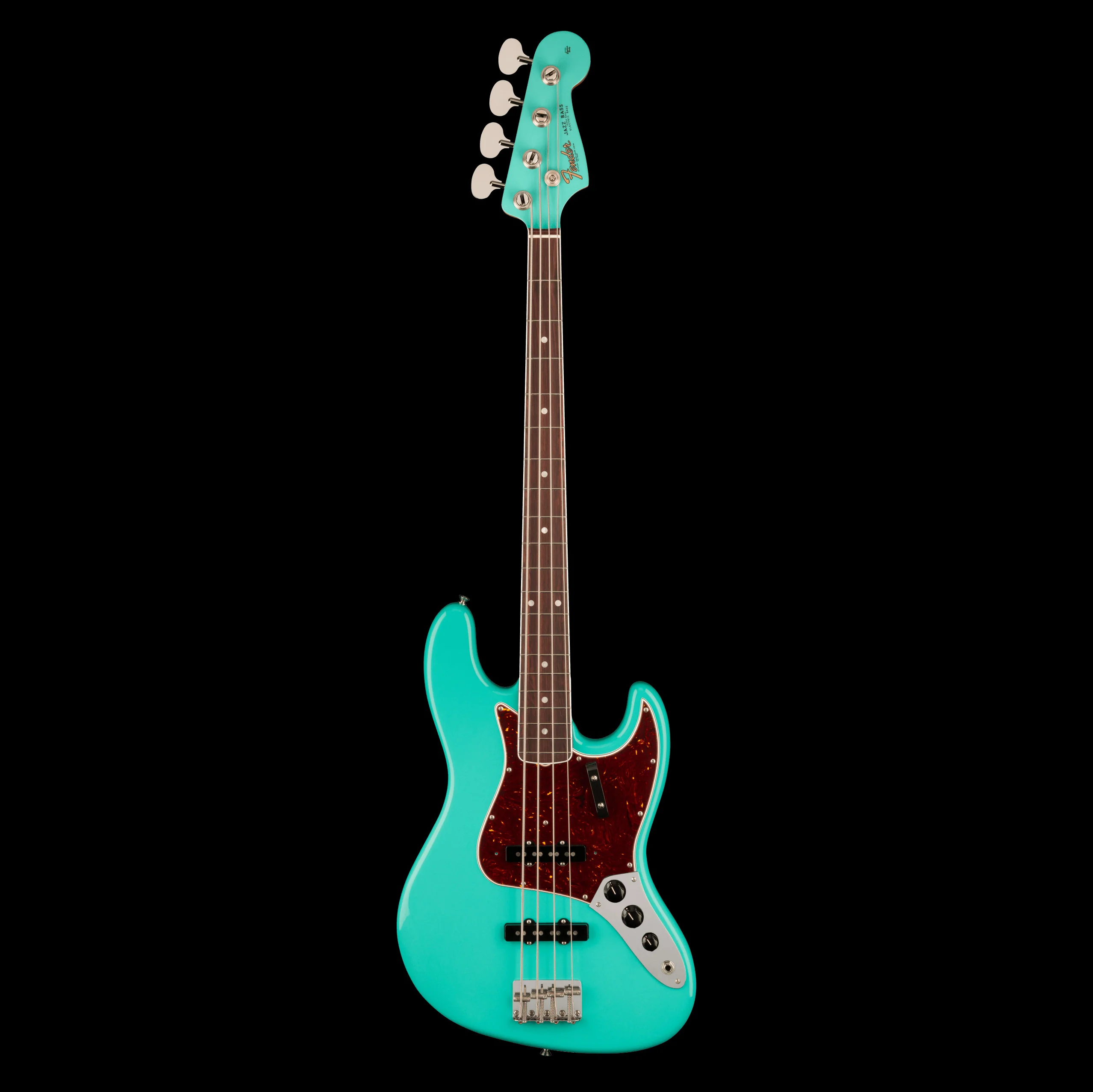 Fender American Vintage II 1966 Jazz Bass Sea Foam Green With Case - Image 2