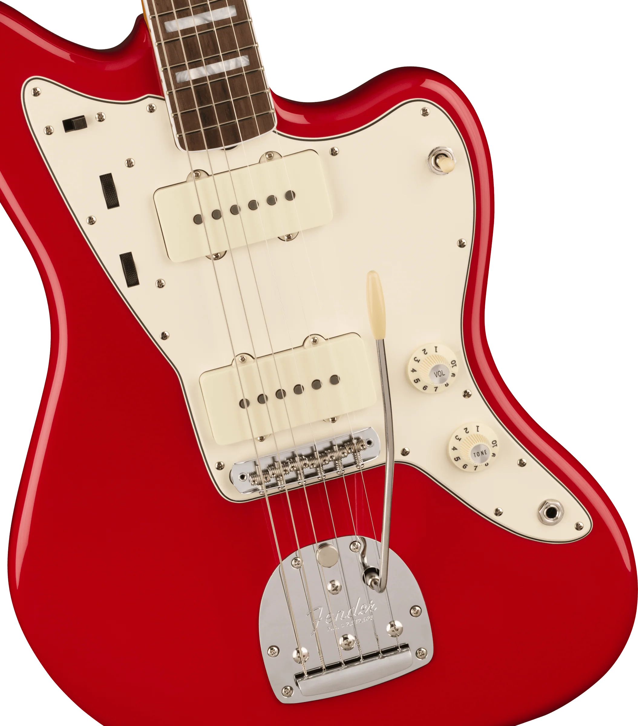 Fender American Vintage II 1966 Jazzmaster Rosewood Fingerboard Dakota Red Electric Guitar With Case - Image 3