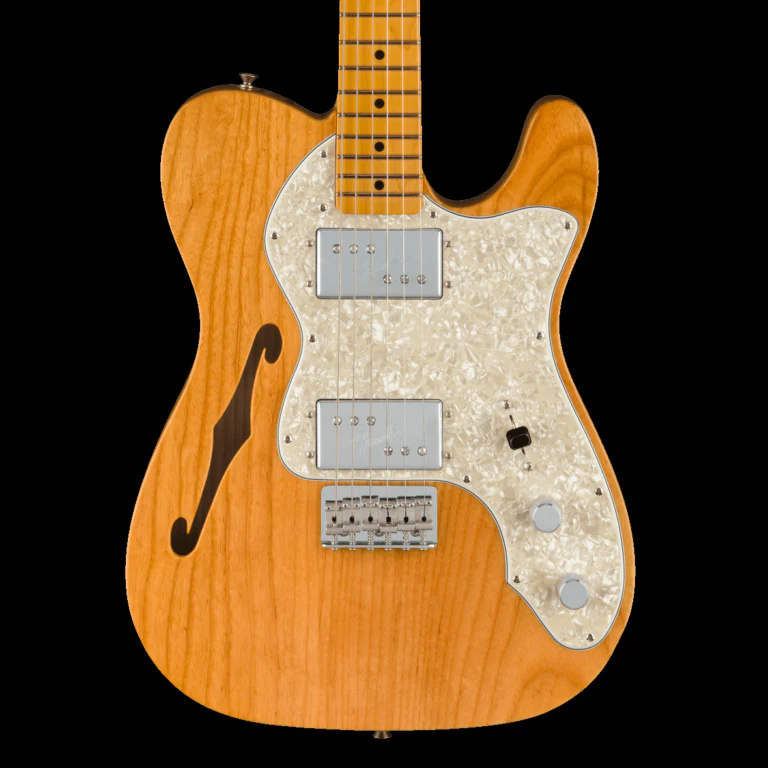 Fender American Vintage II 1972 Tele Thinline Maple Board Aged Natural With Case