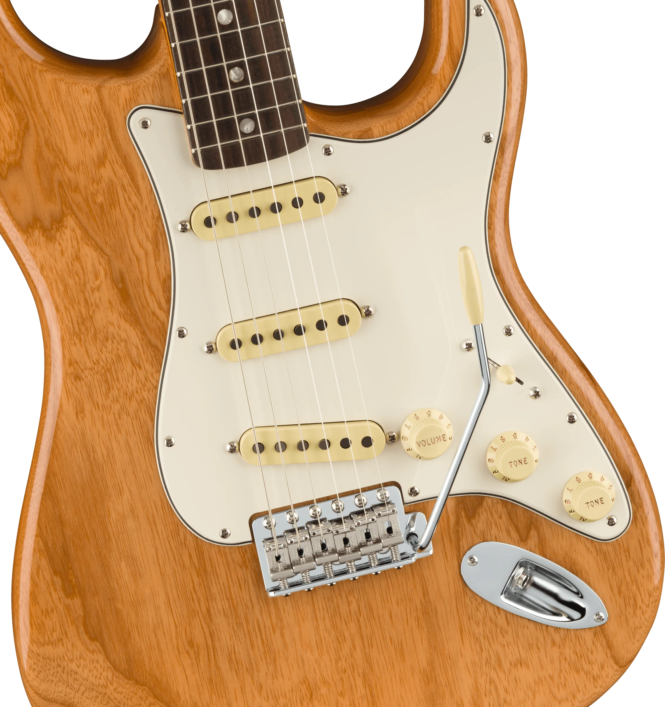 Fender American Vintage II '73 Stratocaster Aged Natural Guitar W/ Case - Image 3
