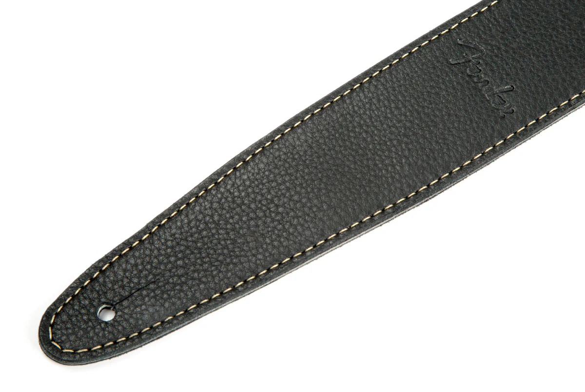 Fender Artisan Crafted Leather Strap 2" Black - Image 2