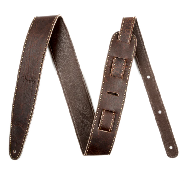 Fender Artisan Crafted Leather Strap 2" Brown