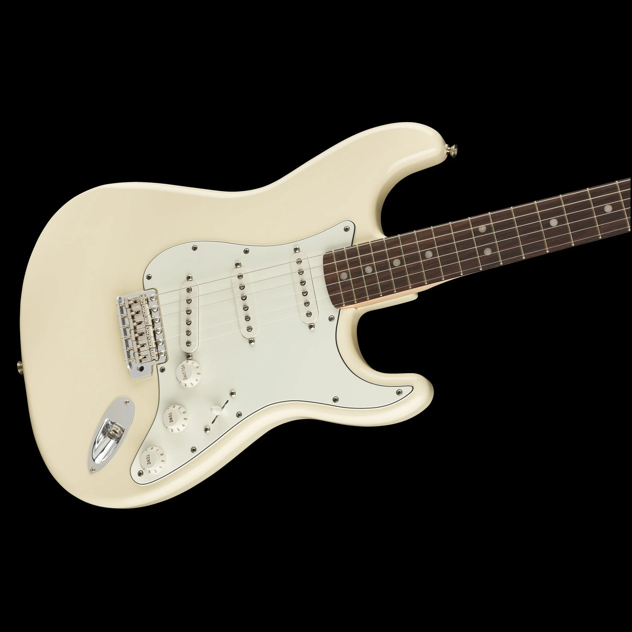 Fender Artist Series Albert Hammond Jr. Signature Strat Olympic White With Bag - Image 4
