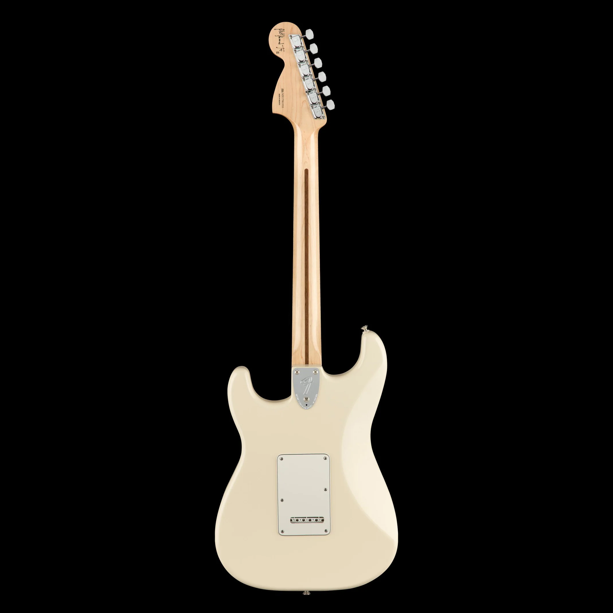 Fender Artist Series Albert Hammond Jr. Signature Strat Olympic White With Bag - Image 5