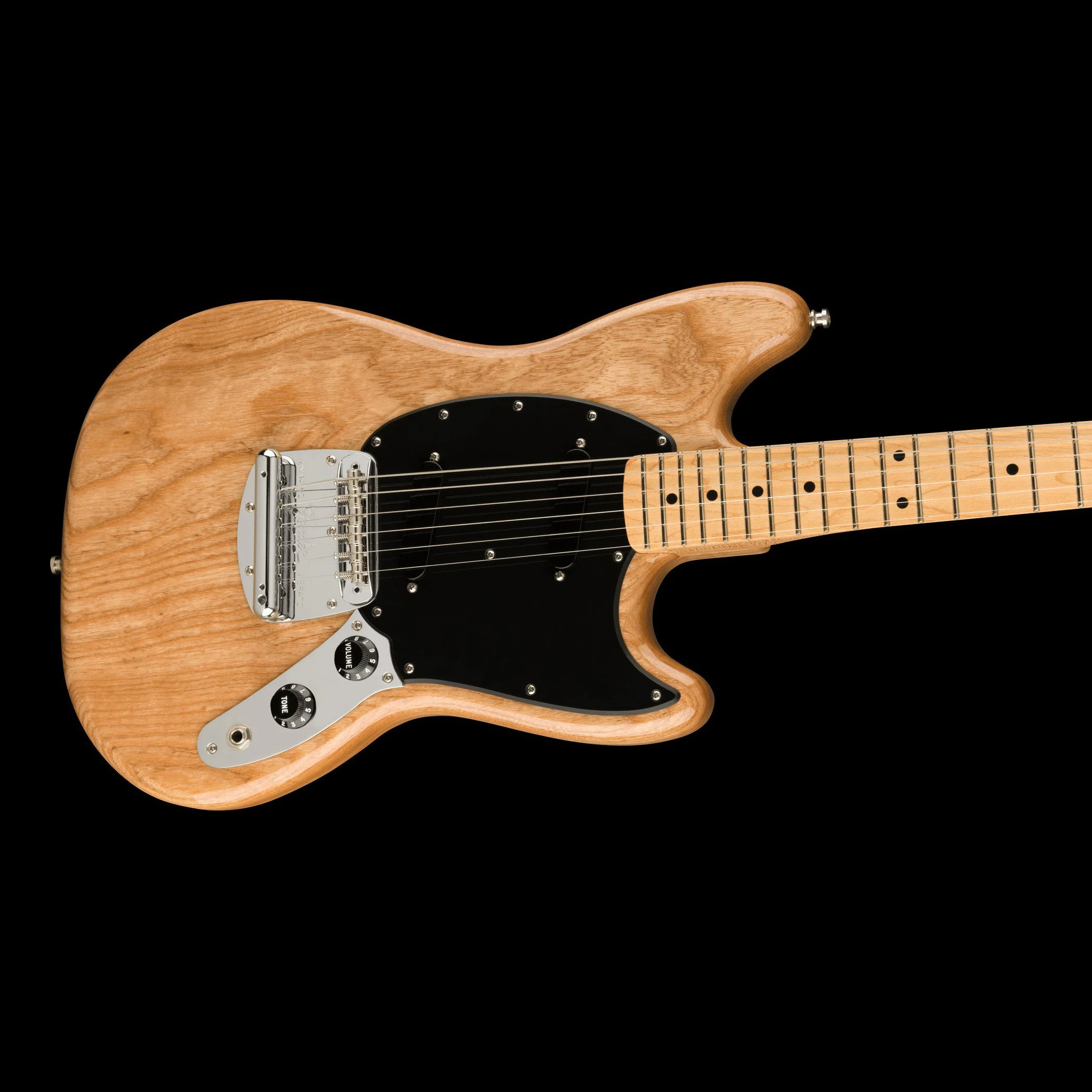 Fender Artist Series Ben Gibbard Mustang Maple Neck Natural With Bag - Image 4