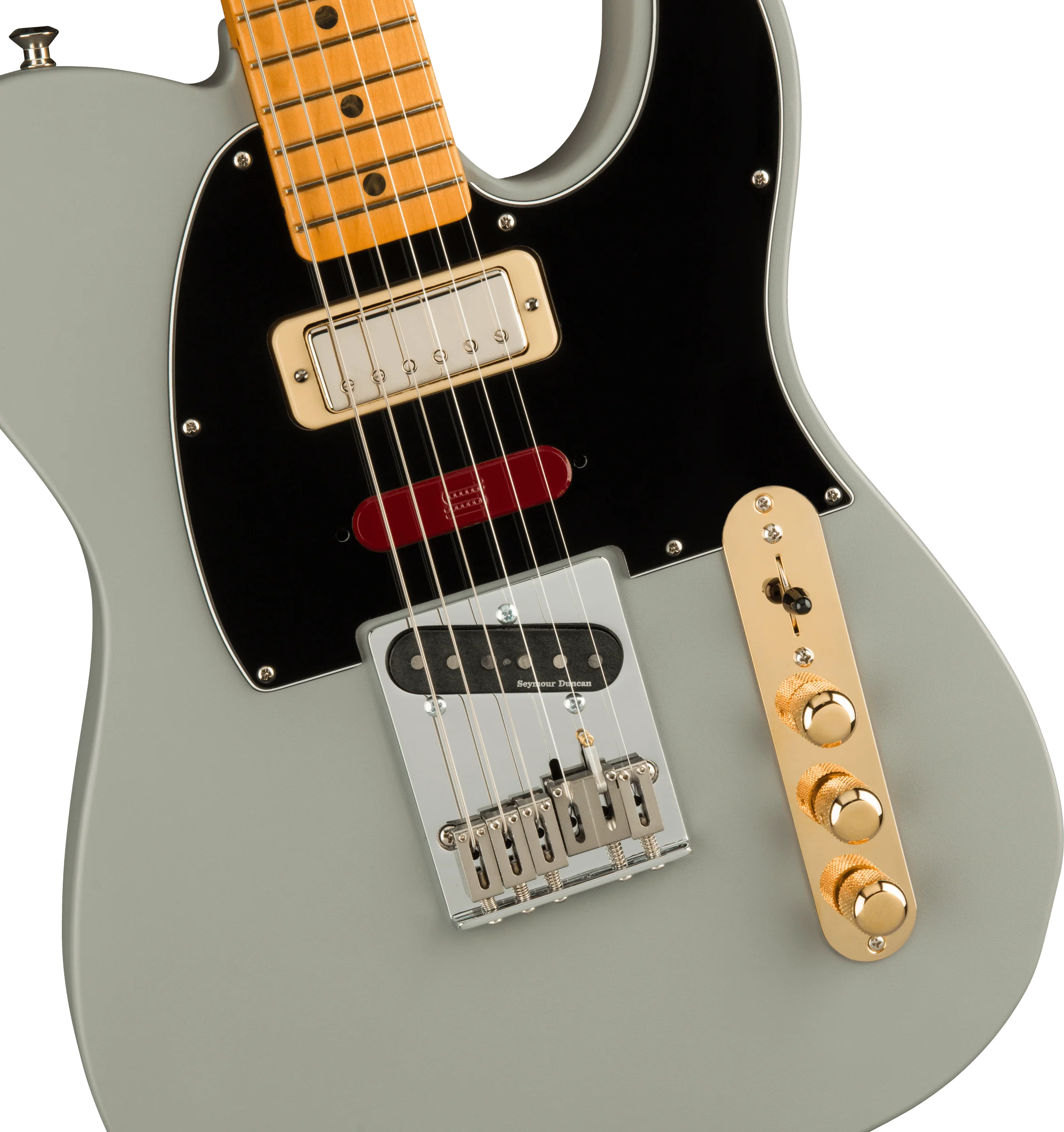 Fender Artist Series Brent Mason Telecaster Maple Fingerboard Primer Gray - Image 3