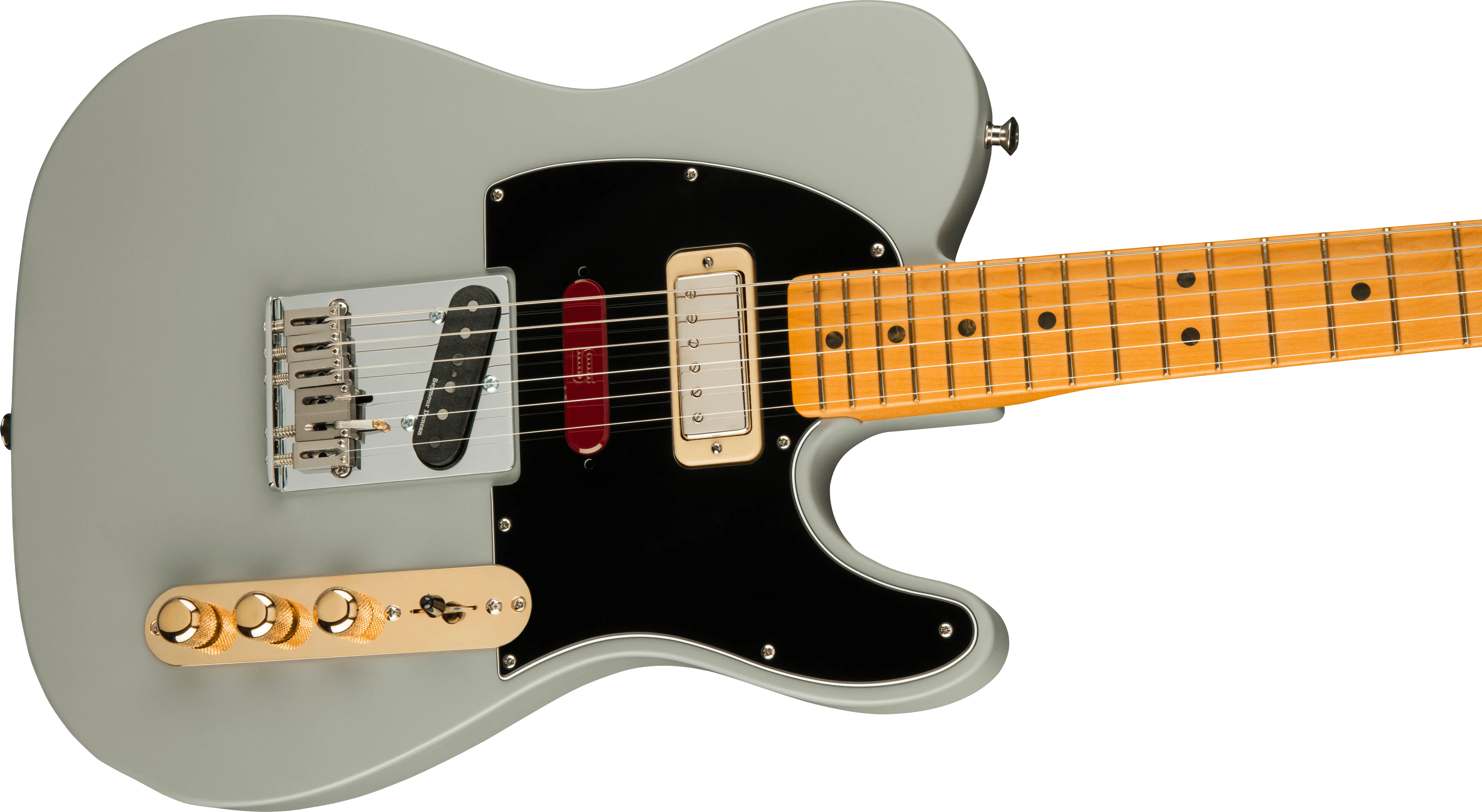 Fender Artist Series Brent Mason Telecaster Maple Fingerboard Primer Gray - Image 4