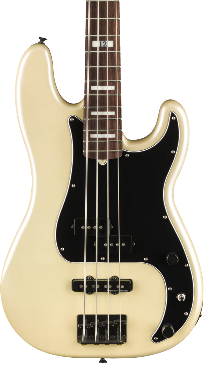 Fender Artist Series Duff McKagan Deluxe Precision Bass Rosewood Fingerboard White Pearl