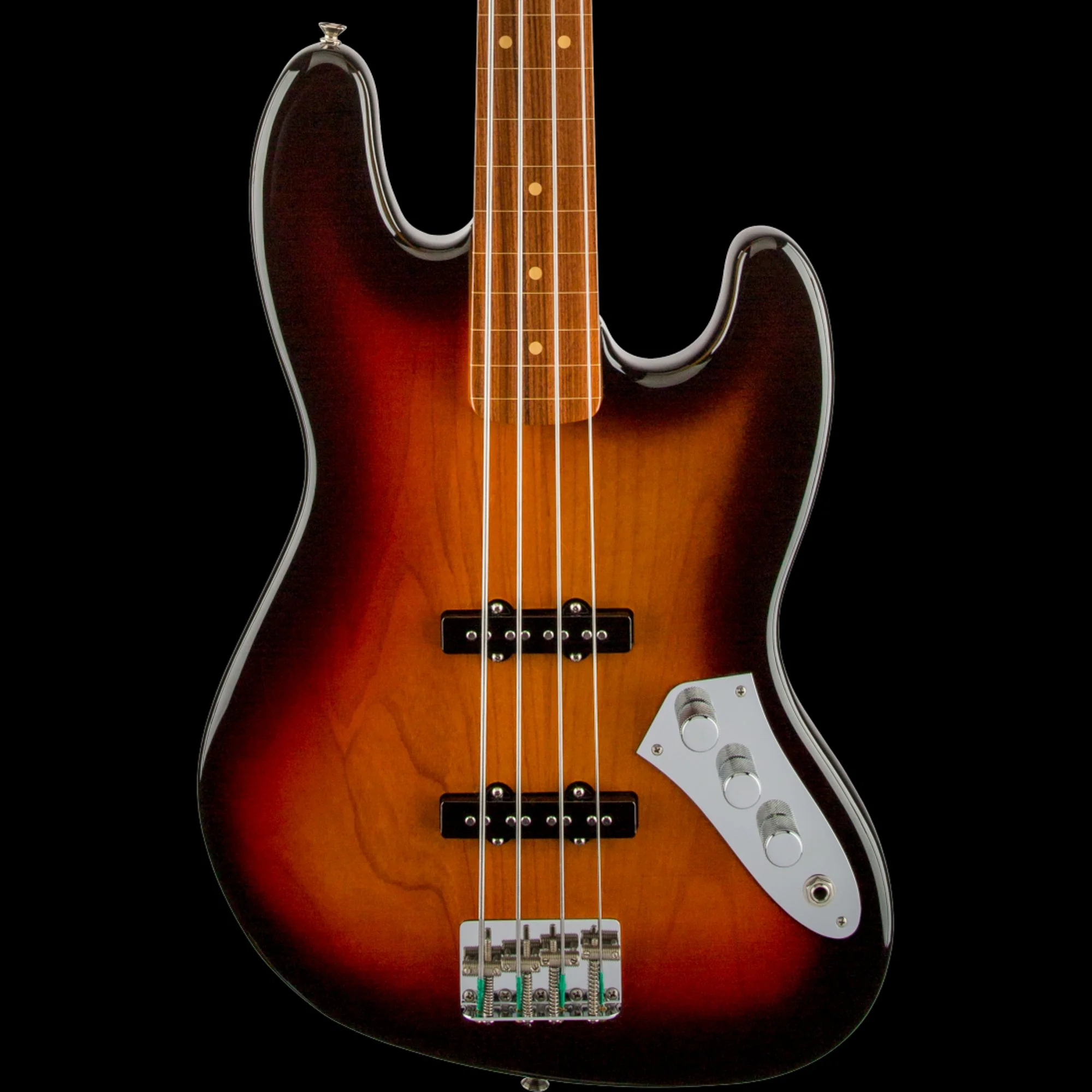 Fender Artist Series Jaco Pastorius Jazz Bass Fretless Sunburst W/ Case