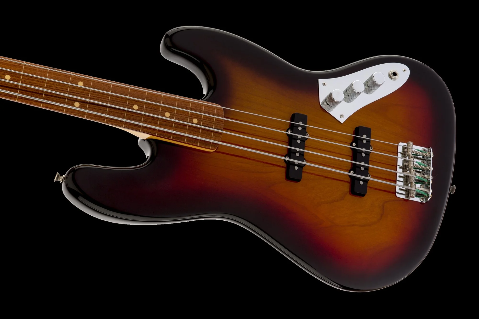 Fender Artist Series Jaco Pastorius Jazz Bass Fretless Sunburst W/ Case - Image 5