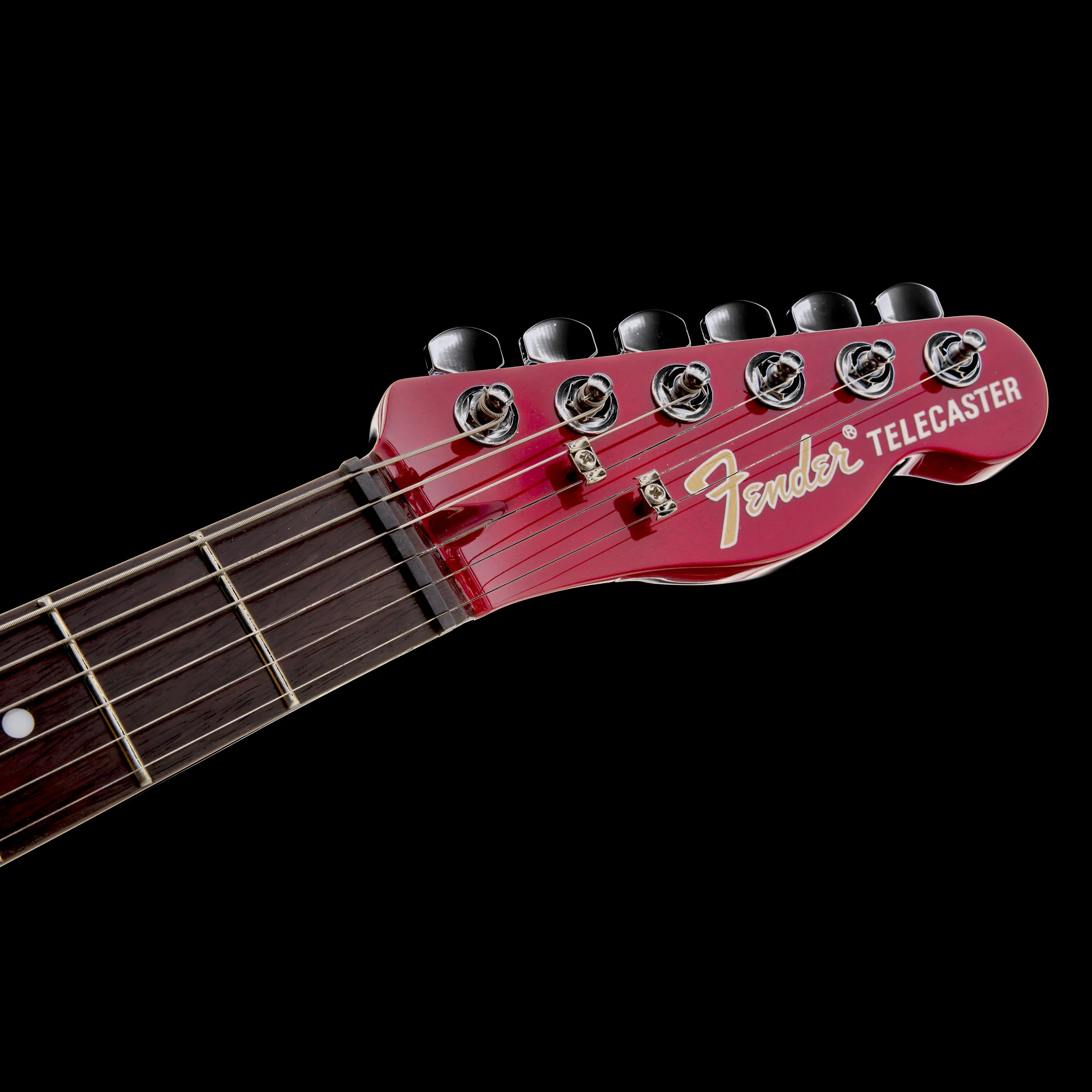 Fender Artist Series Jim Adkins JA-90 Telecaster Thinline Crimson Red Transparent Electric Guitar - Image 7