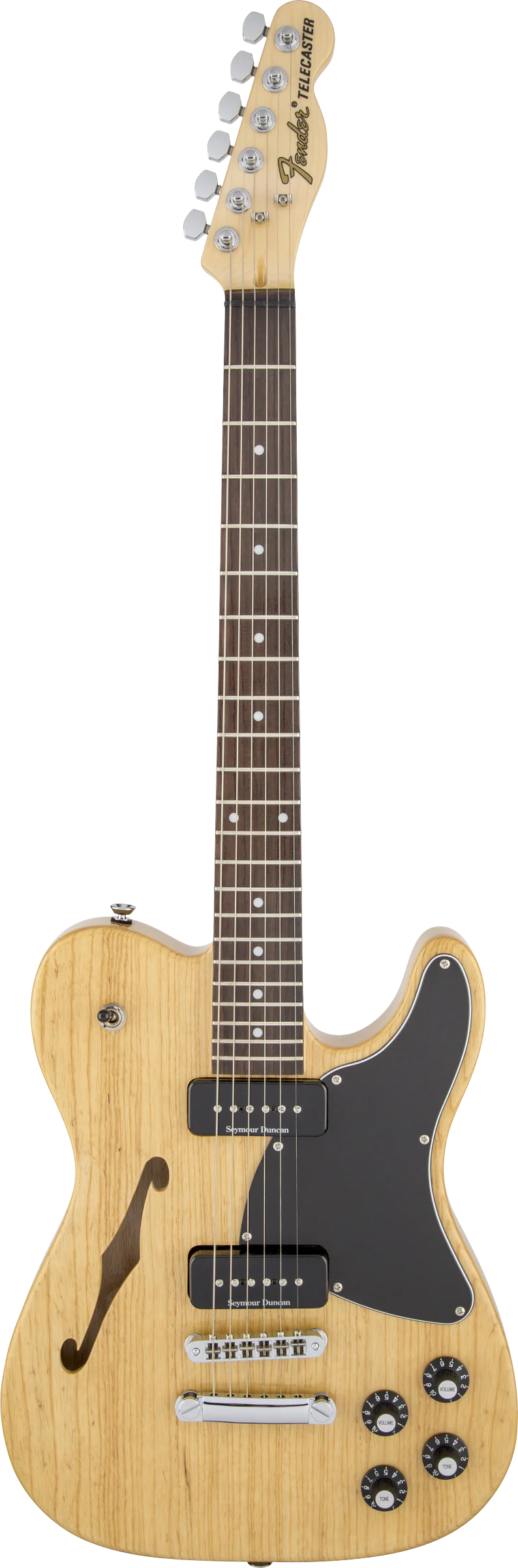 Fender Artist Series Jim Adkins JA-90 Telecaster Thinline Natural Electric Guitar - Image 2