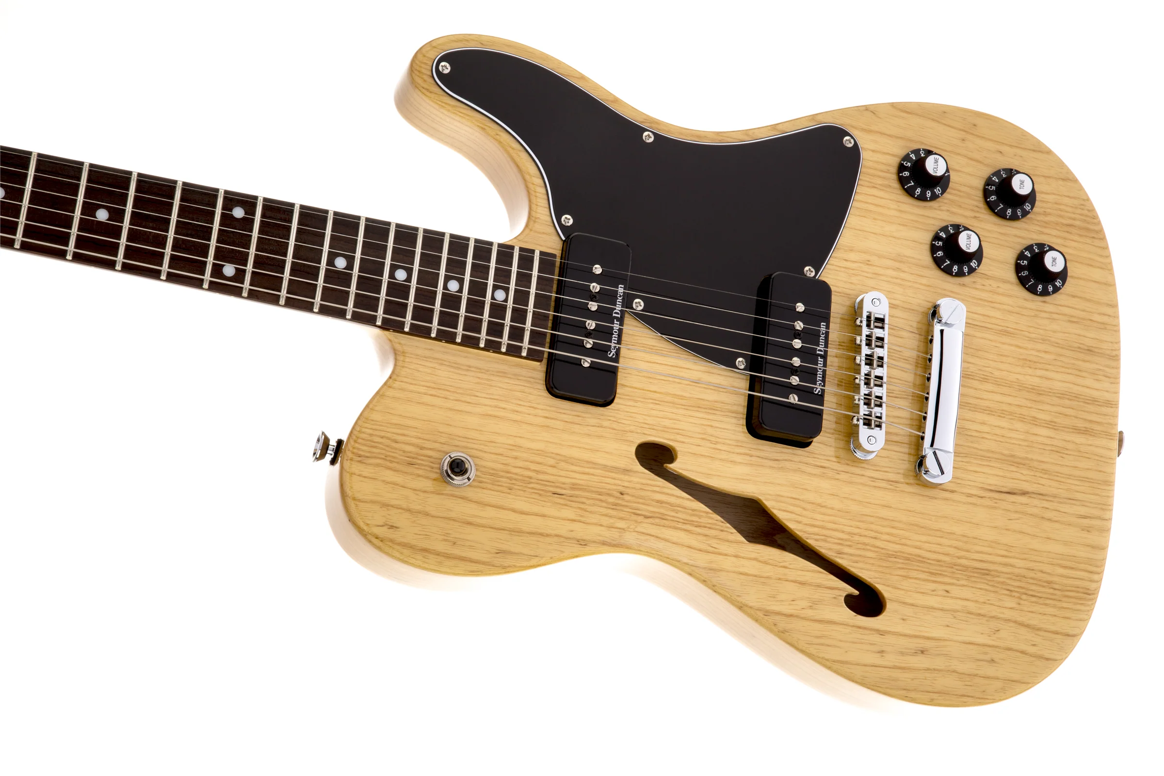 Fender Artist Series Jim Adkins JA-90 Telecaster Thinline Natural Electric Guitar - Image 5