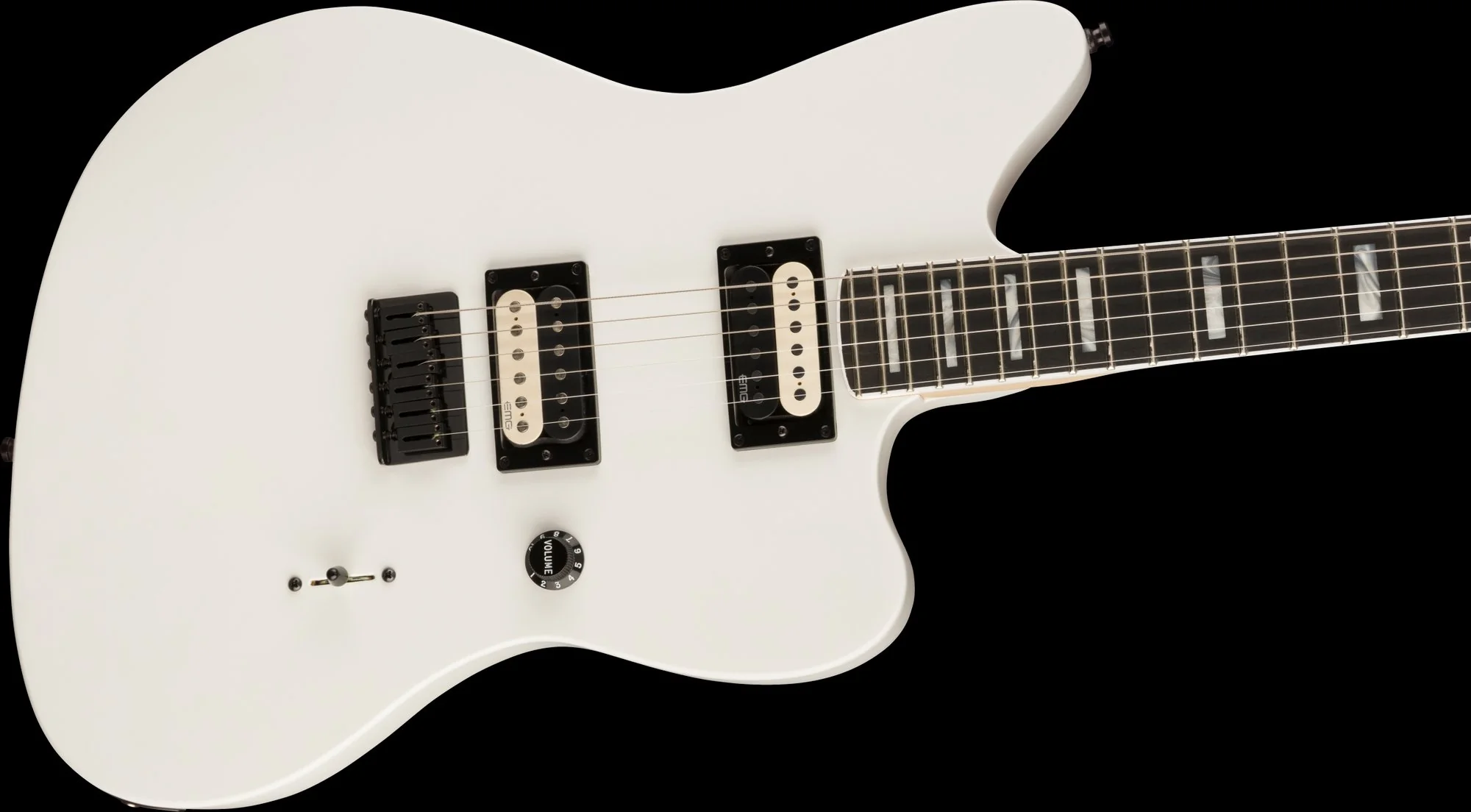 Fender Artist Series Jim Root Jazzmaster V4 Flat White with Case - Image 4
