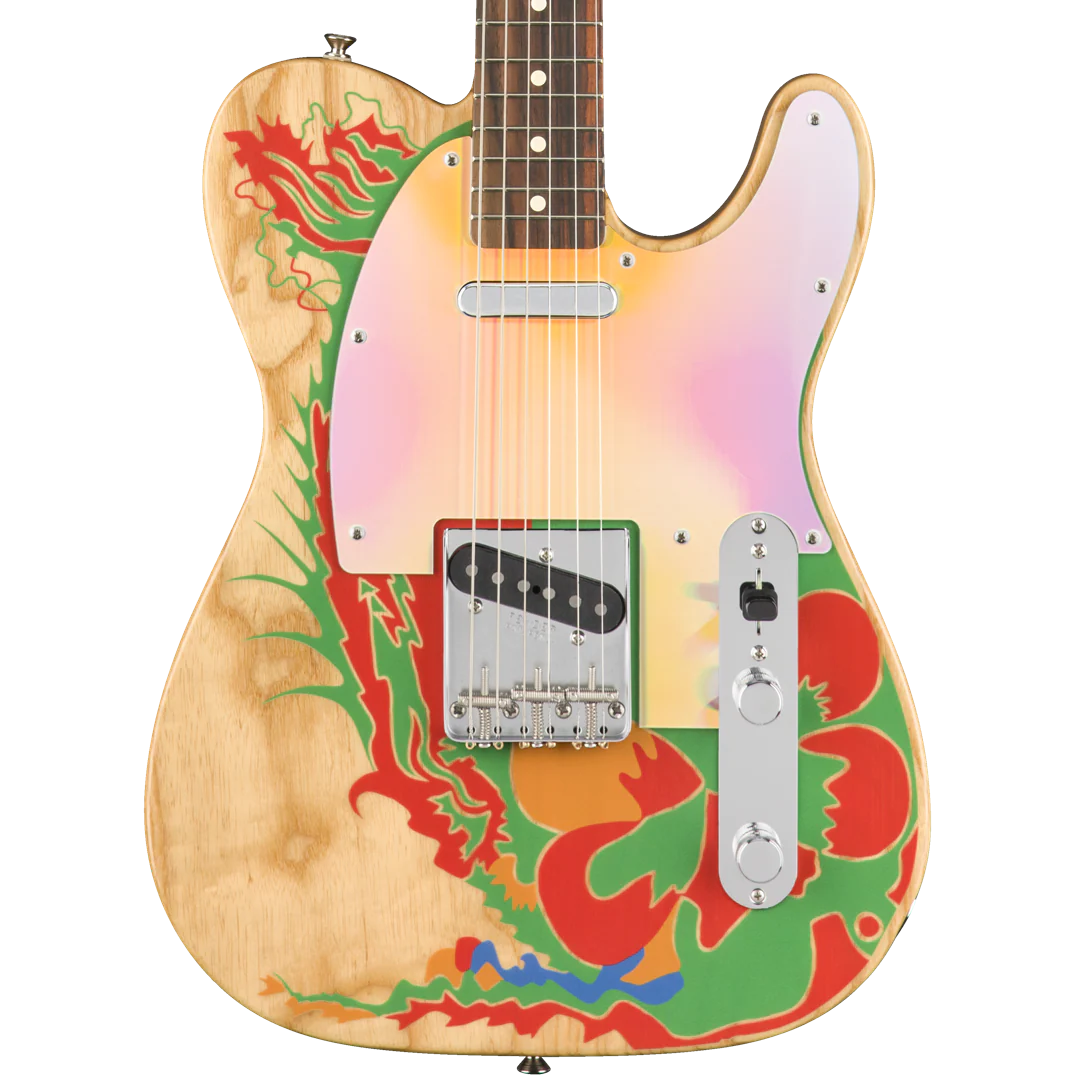 Fender Artist Series Jimmy Page Dragon Telecaster Rosewood Fingerboard Natural