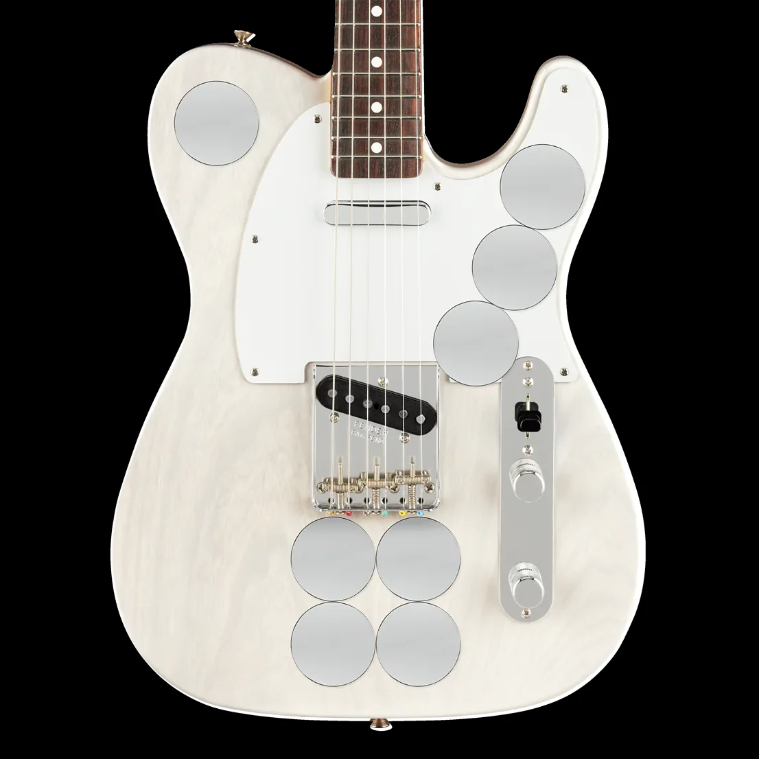 Fender Artist Series Jimmy Page Mirror Telecaster Electric Guitar White Blonde