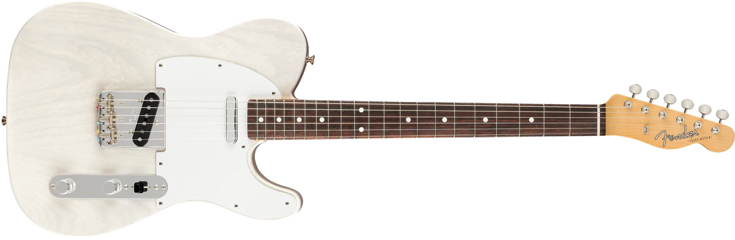 Fender Artist Series Jimmy Page Mirror Telecaster Electric Guitar White Blonde - Image 4
