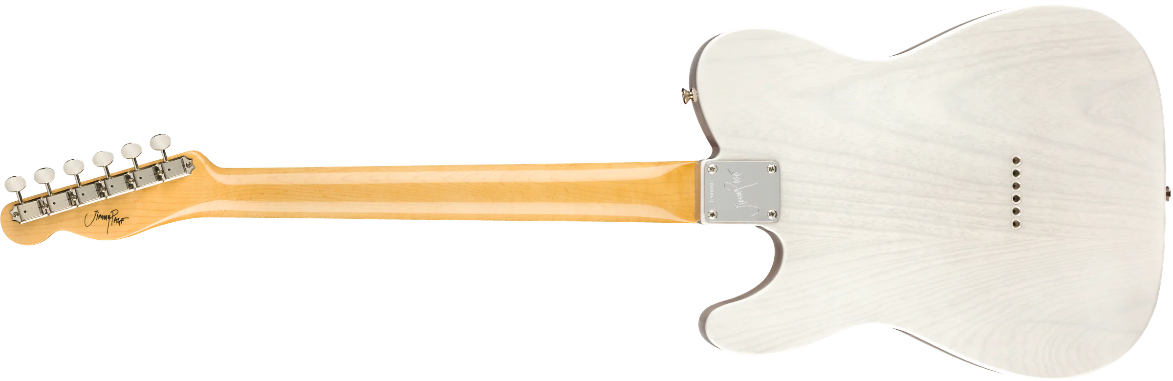 Fender Artist Series Jimmy Page Mirror Telecaster Electric Guitar White Blonde - Image 7