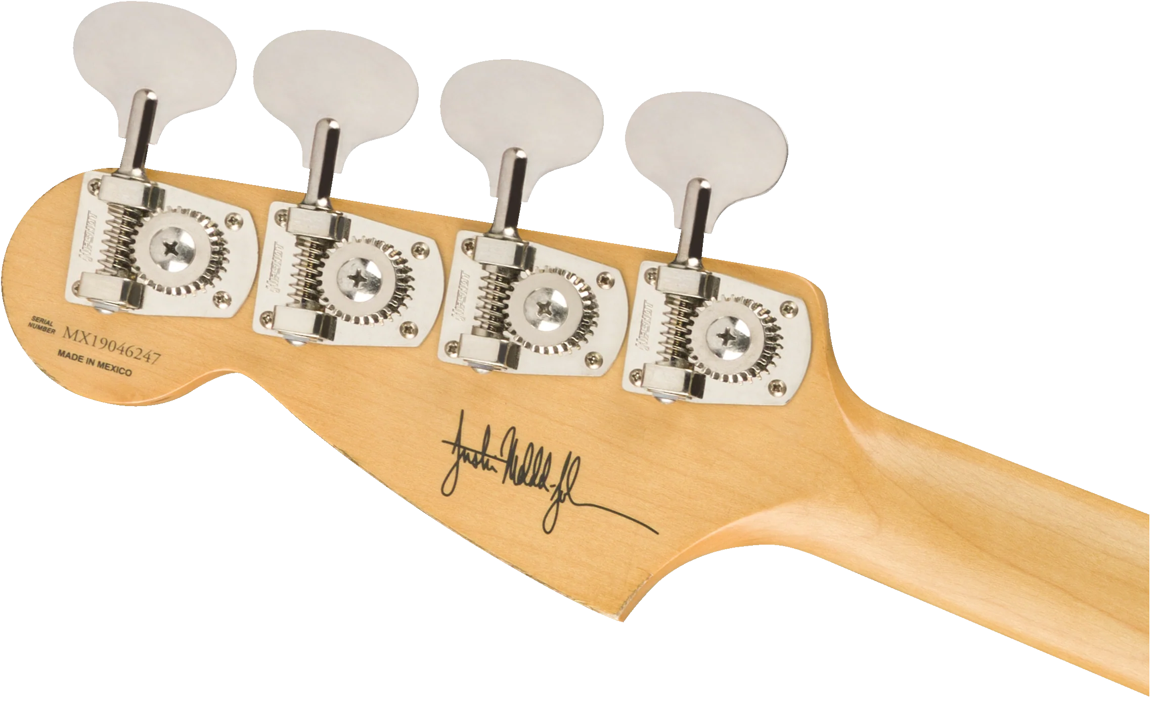 Fender Artist Series JMJ Road Worn Justin Meldal-Johnsen Mustang Bass Black with Gig Bag - Image 7