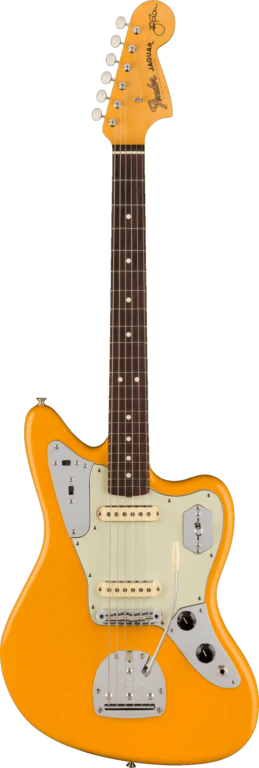 Fender Artist Series Johnny Marr Jaguar Rosewood Fingerboard Fever Dream Yellow Electric Guitar - Image 2